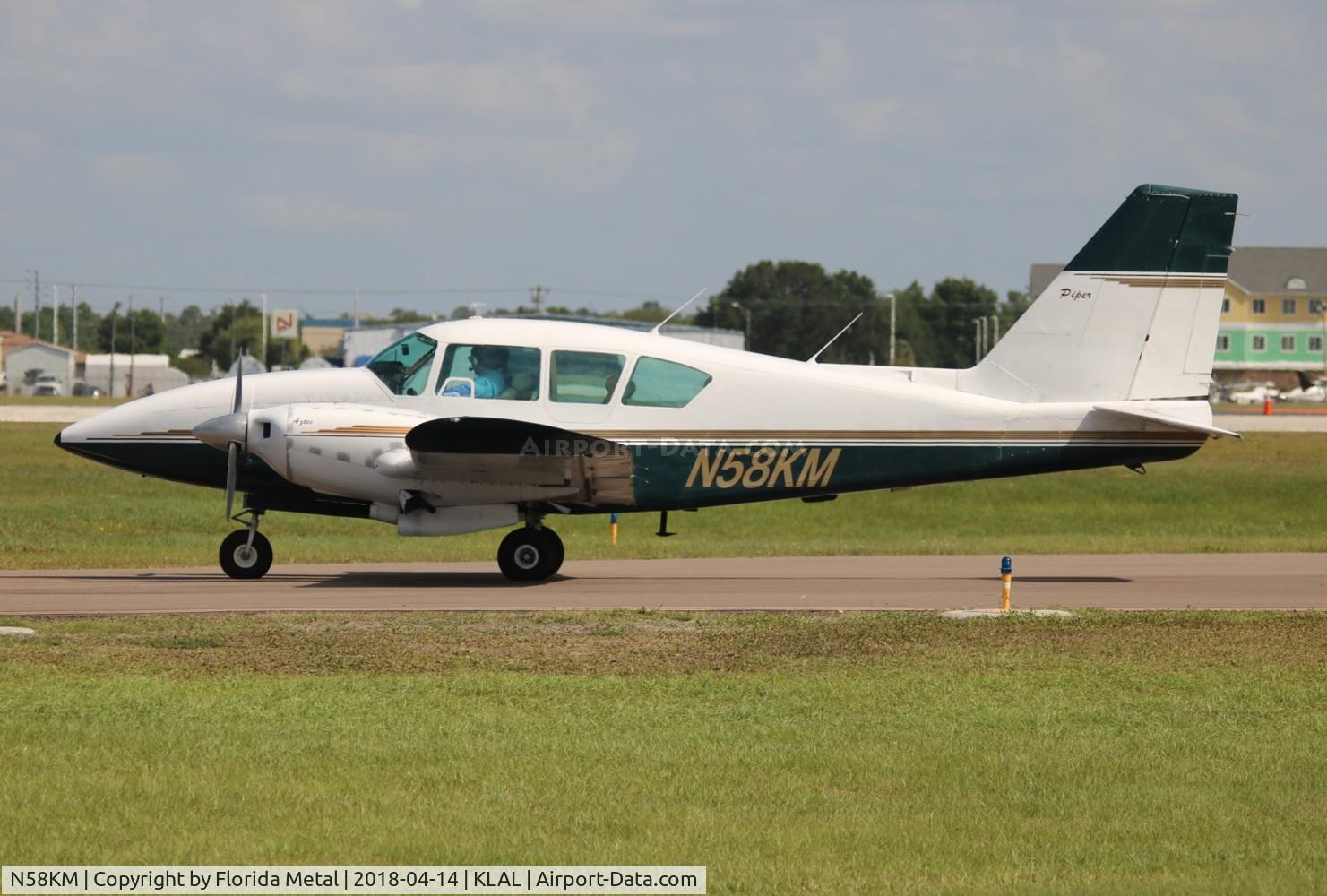 N58KM, 1974 Piper PA-23-250 Aztec C/N 27-7405440, PA-23 Aztec zx