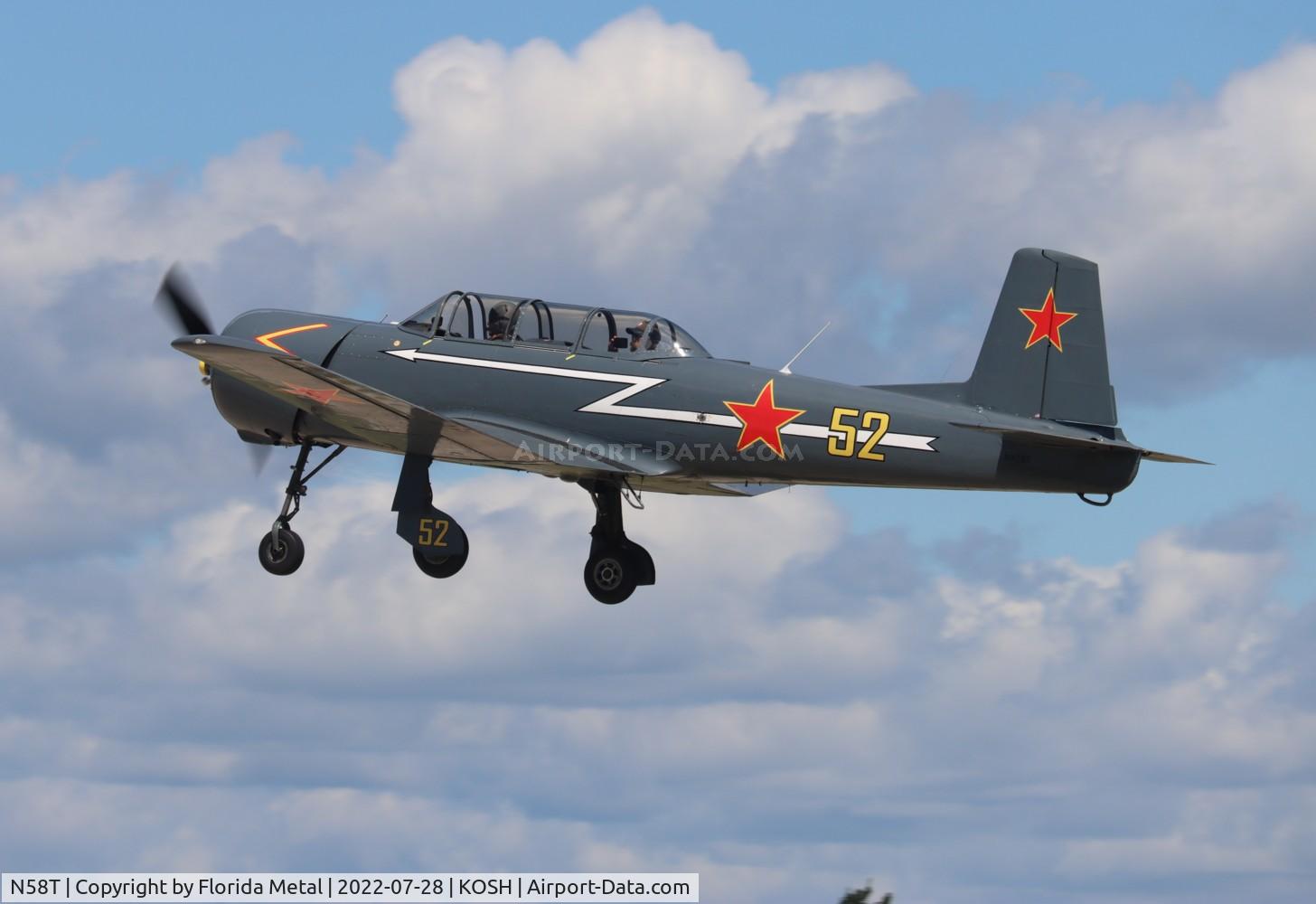 N58T, 1972 Nanchang CJ-6 C/N 2851208, CJ-6 zx