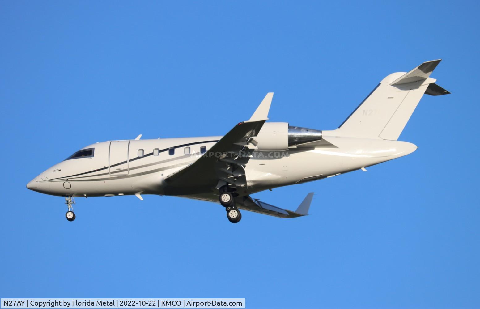 N27AY, 2007 Bombardier Challenger 605 (CL-600-2B16) C/N 5707, Challenger 605 zx