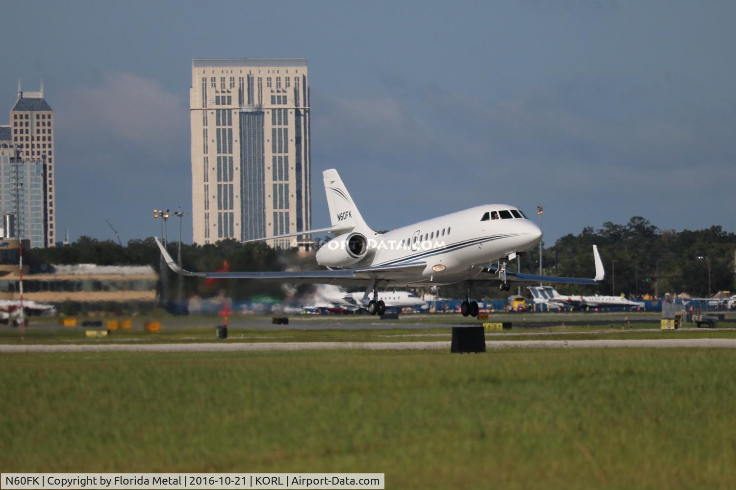 N60FK, 2008 Dassault Falcon 2000EX C/N 158, Falcon 2000EX zx