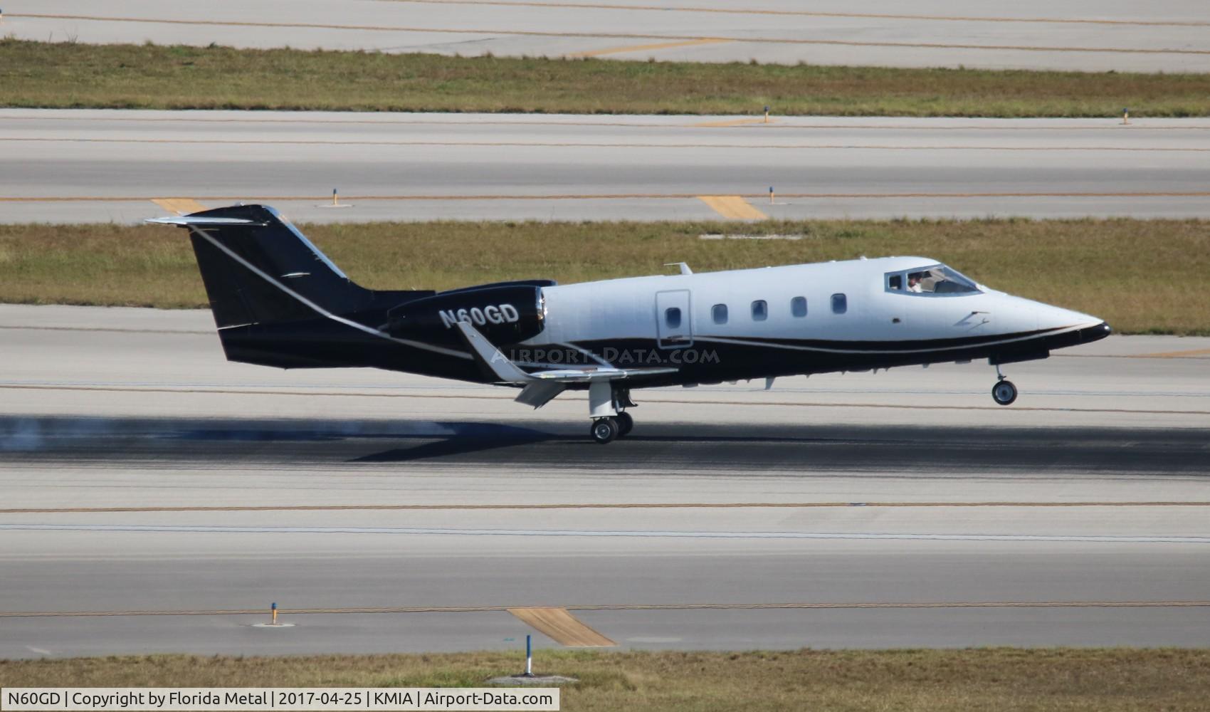 N60GD, 1982 Gates Learjet 55 C/N 035, Lear 55 zx
