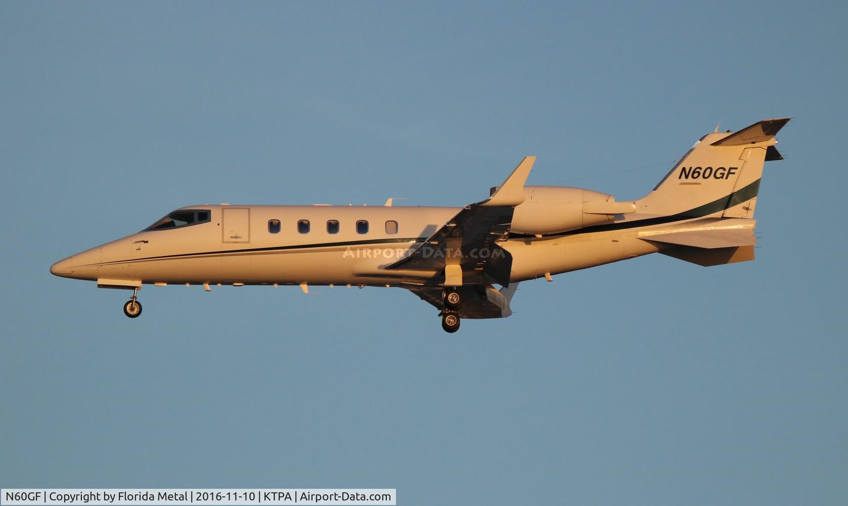 N60GF, 1996 Learjet Inc 60 C/N 077, Lear 60 zx