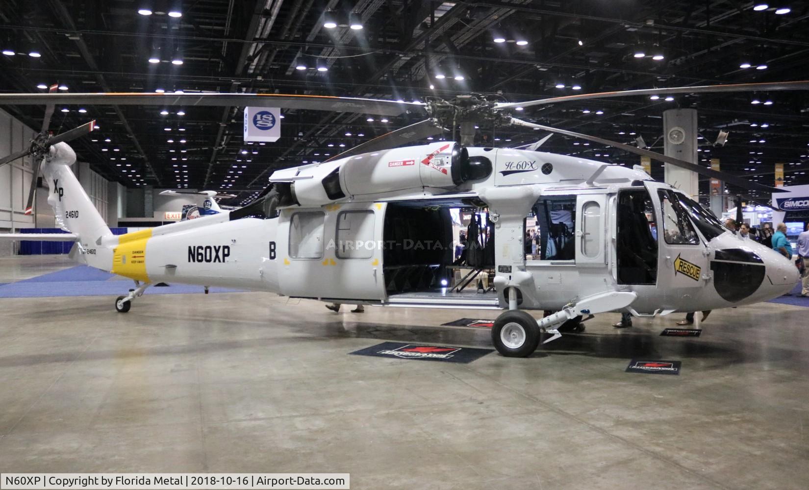 N60XP, 1987 Sikorsky UH-60A+ Black Hawk C/N 70-1131, Civilian UH-60 zx at NBAA Orlando