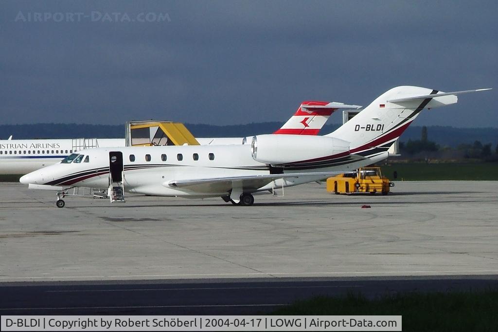 D-BLDI, 2003 Cessna 750 Citation X Citation X C/N 750-0218, D-BLDI @ LOWG 2004