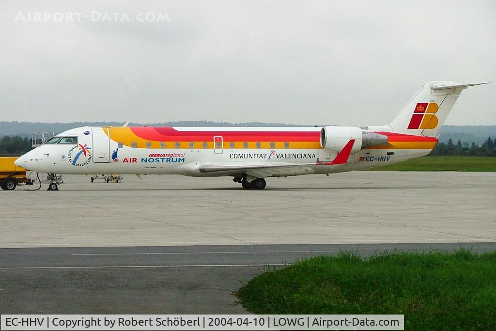 EC-HHV, 1999 Canadair CRJ-200ER (CL-600-2B19) C/N 7350, EC-HHV @ LOWG 2004