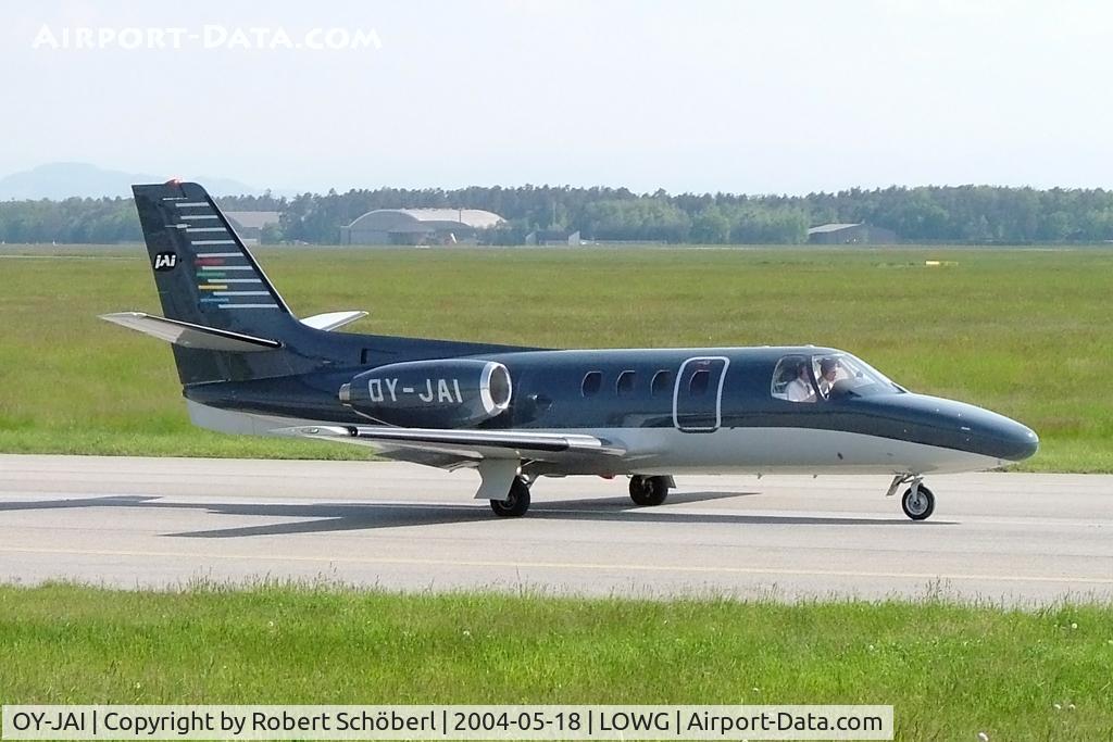 OY-JAI, 1974 Cessna 500 Citation I C/N 500-0193, OY-JAI @ LOWG 2004