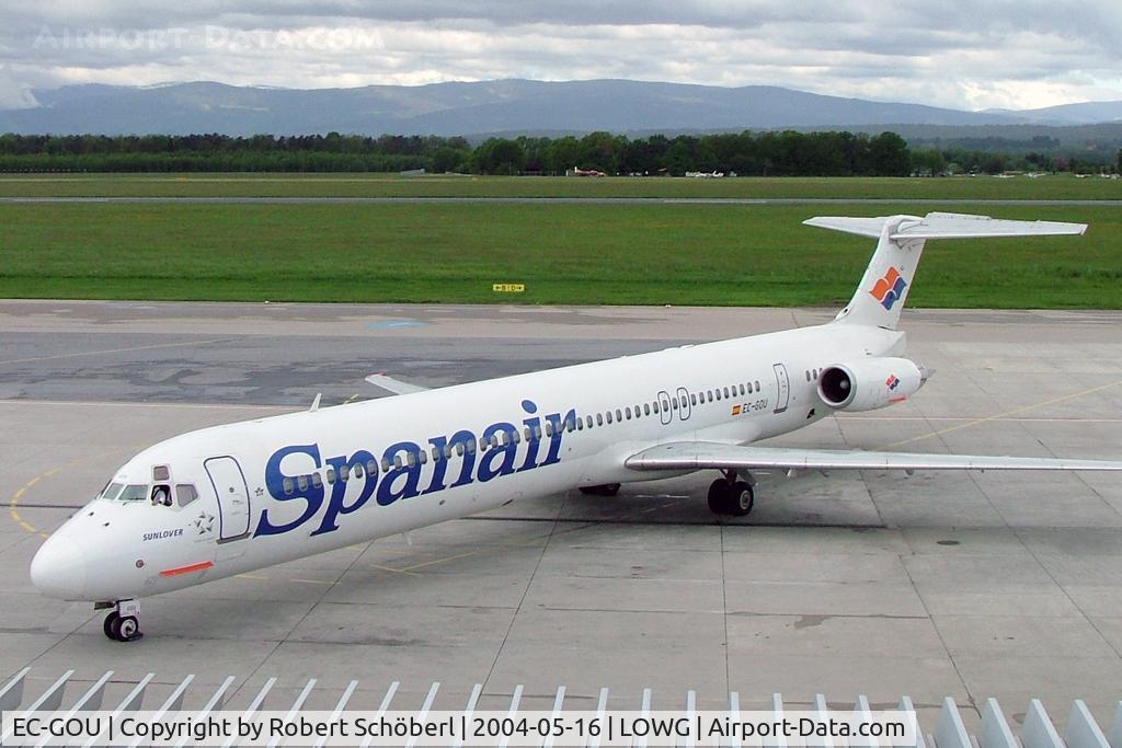 EC-GOU, 1991 McDonnell Douglas MD-83 (DC-9-83) C/N 53198, EC-GOU @ LOWG 2004