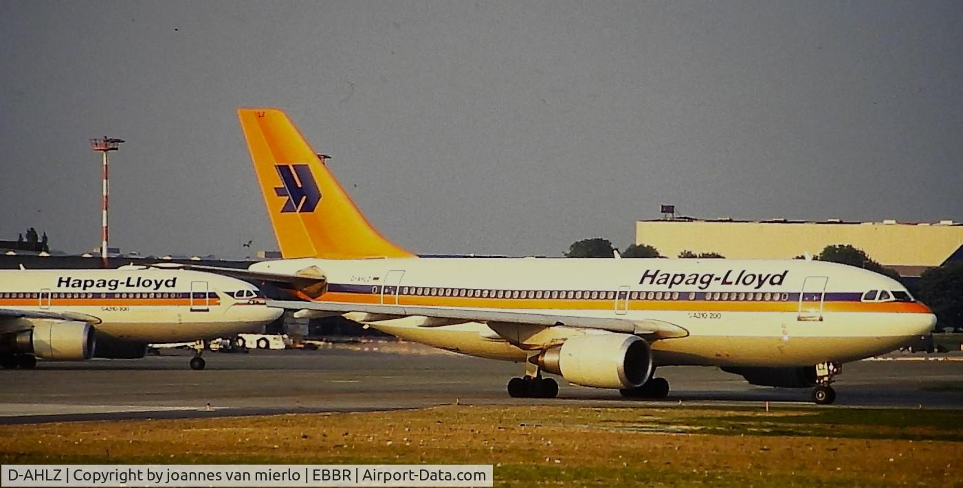 D-AHLZ, 1987 Airbus A310-204 C/N 468, Slide scan '90s