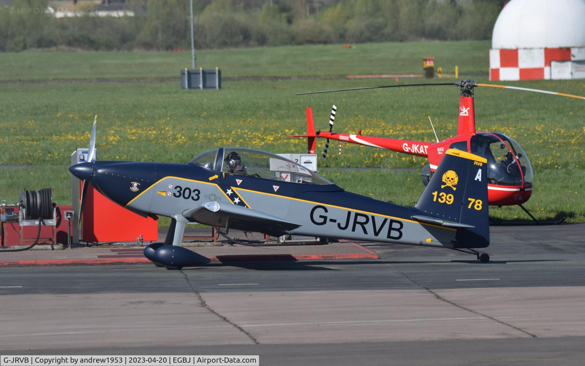 G-JRVB, 2015 Albery M and Salter JW Vans RV-8 C/N PFA 303-13978, G-JRVB at Gloucestershire Airport