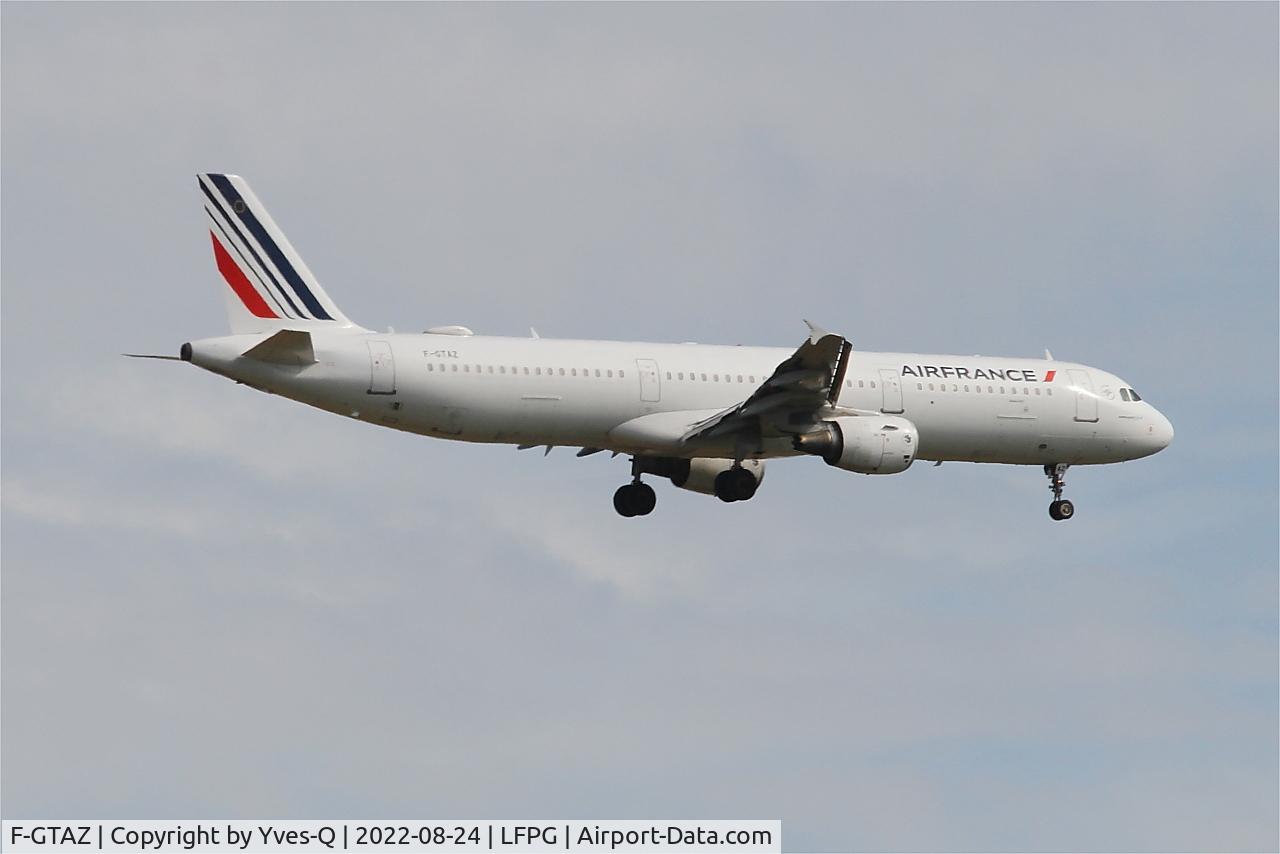 F-GTAZ, 2011 Airbus A321-212 C/N 4901, Airbus A321-212, On final rwy 09L, Roissy Charles De Gaulle airport (LFPG-CDG)