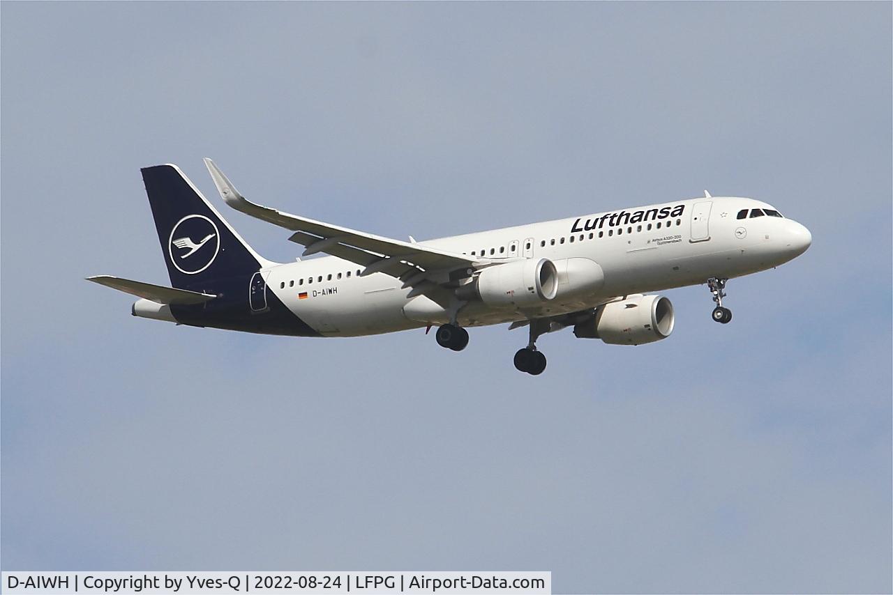 D-AIWH, 2019 Airbus A320-214 C/N 8911, Airbus A320-214, On final rwy 09L, Roissy Charles De Gaulle airport (LFPG-CDG)