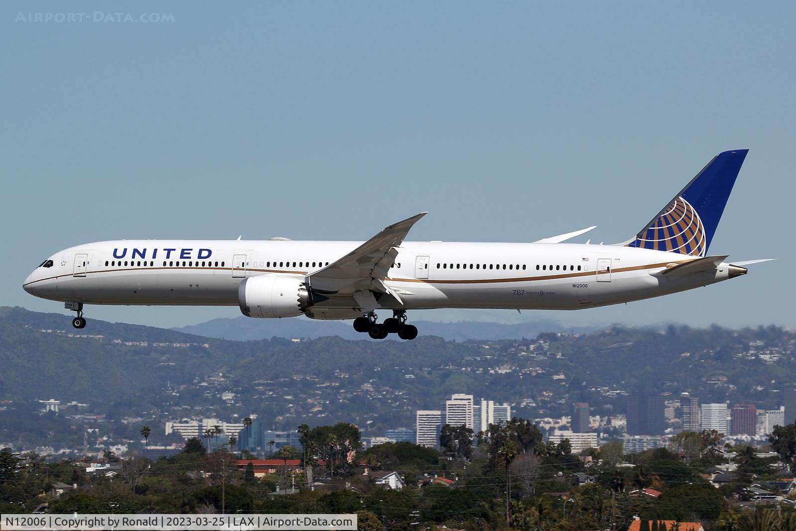 N12006, 2019 Boeing 787-10 Dreamliner C/N 60140, at lax