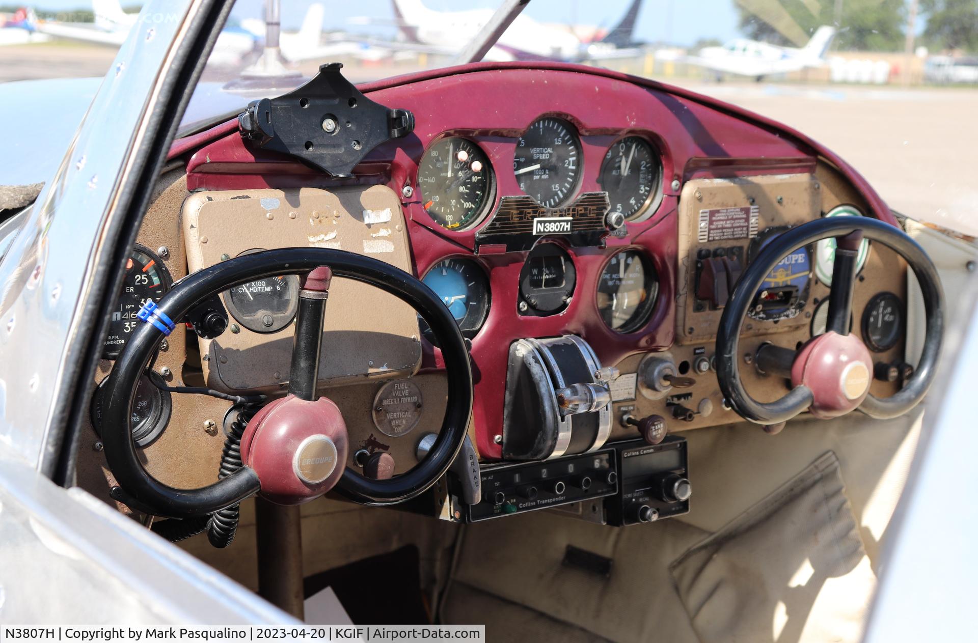 N3807H, 1947 Erco 415CD Ercoupe C/N 4508, Ercoupe 415CD