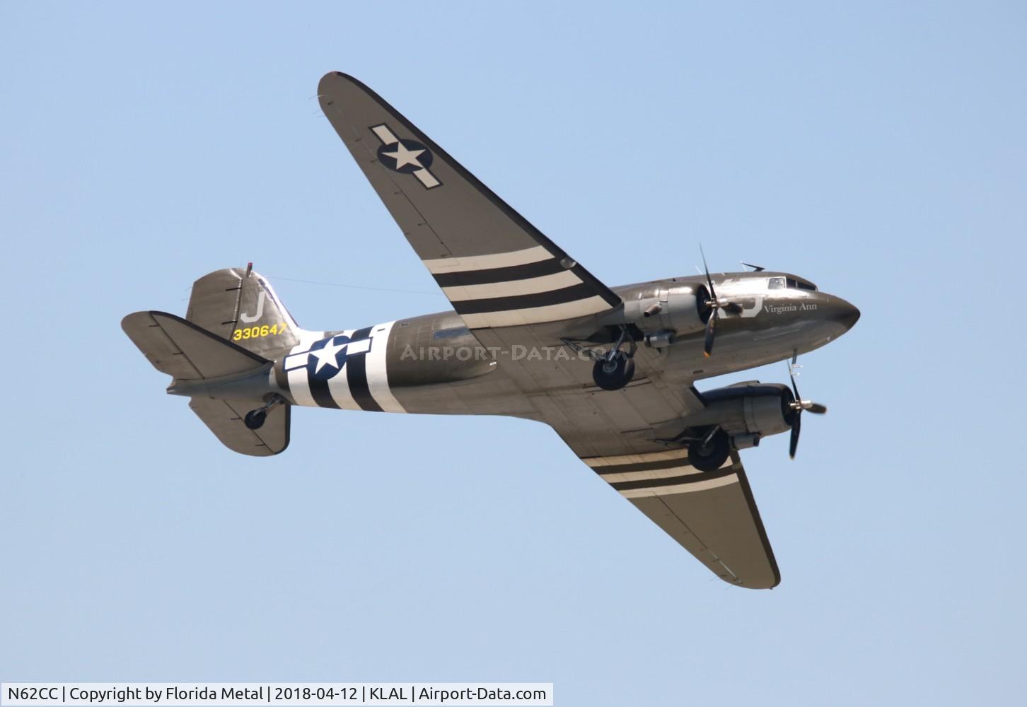 N62CC, 1943 Douglas DC-3C (C-47A-DL) C/N 13798, C-47 zx