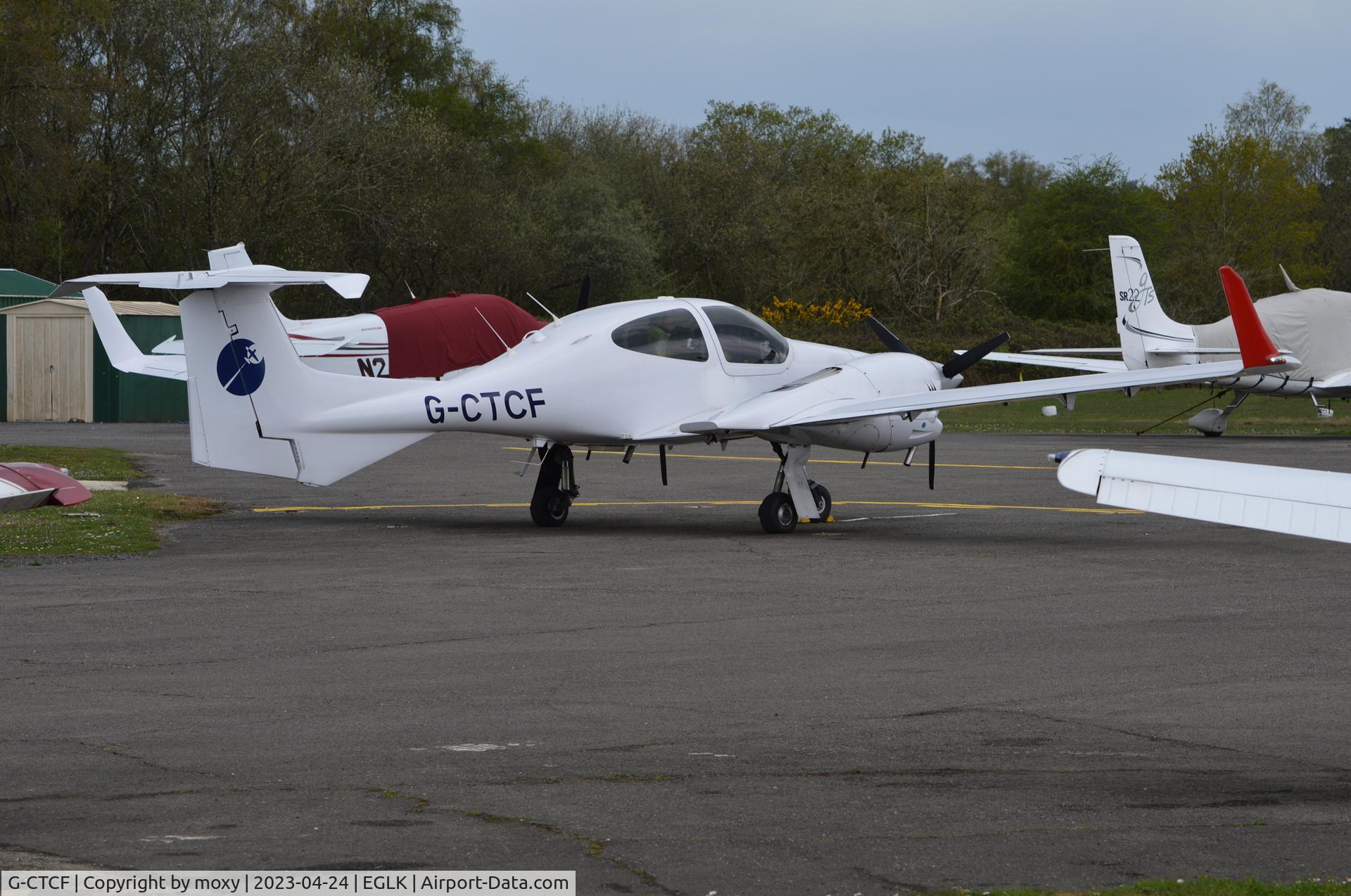 G-CTCF, 2005 Diamond DA-42 Twin Star C/N 42.045, Diamond DA-42 at Blackbushe.