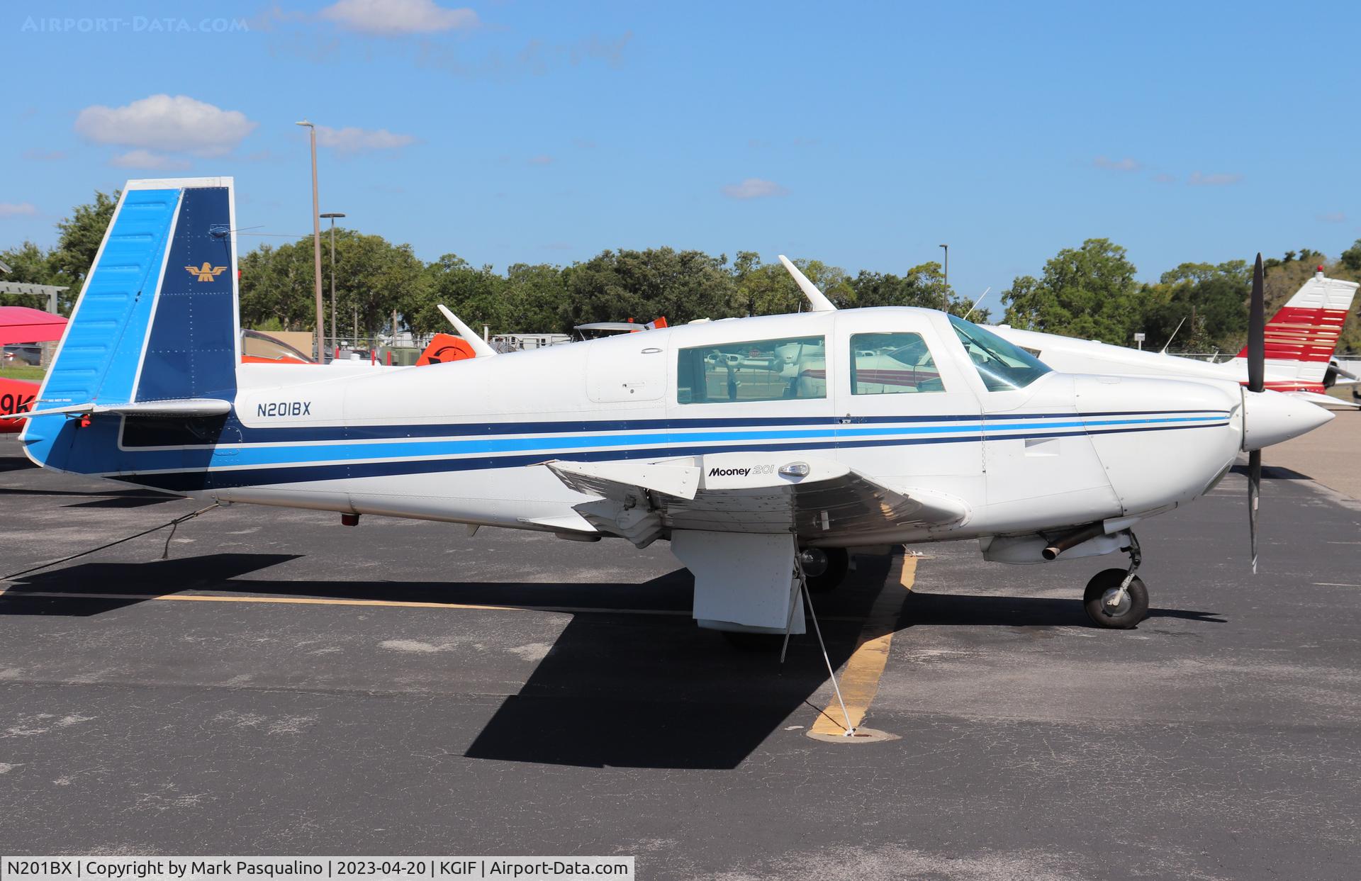 N201BX, 1978 Mooney M20J 201 C/N 24-0435, Mooney M20J