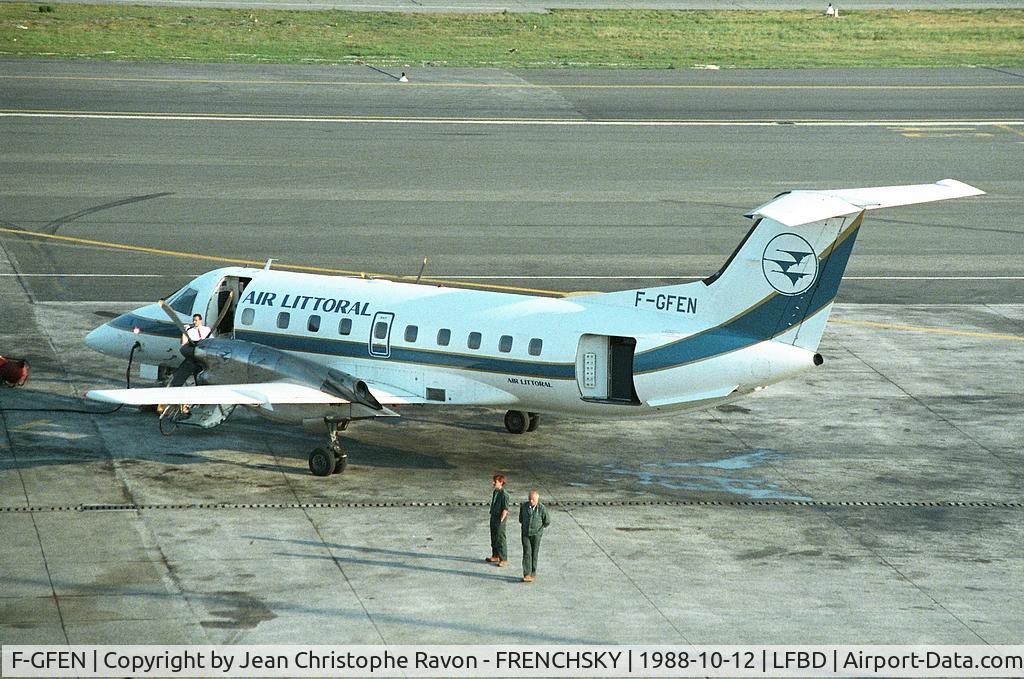 F-GFEN, 1987 Embraer EMB-120RT Brasilia C/N 120061, Air Littoral (broken up)