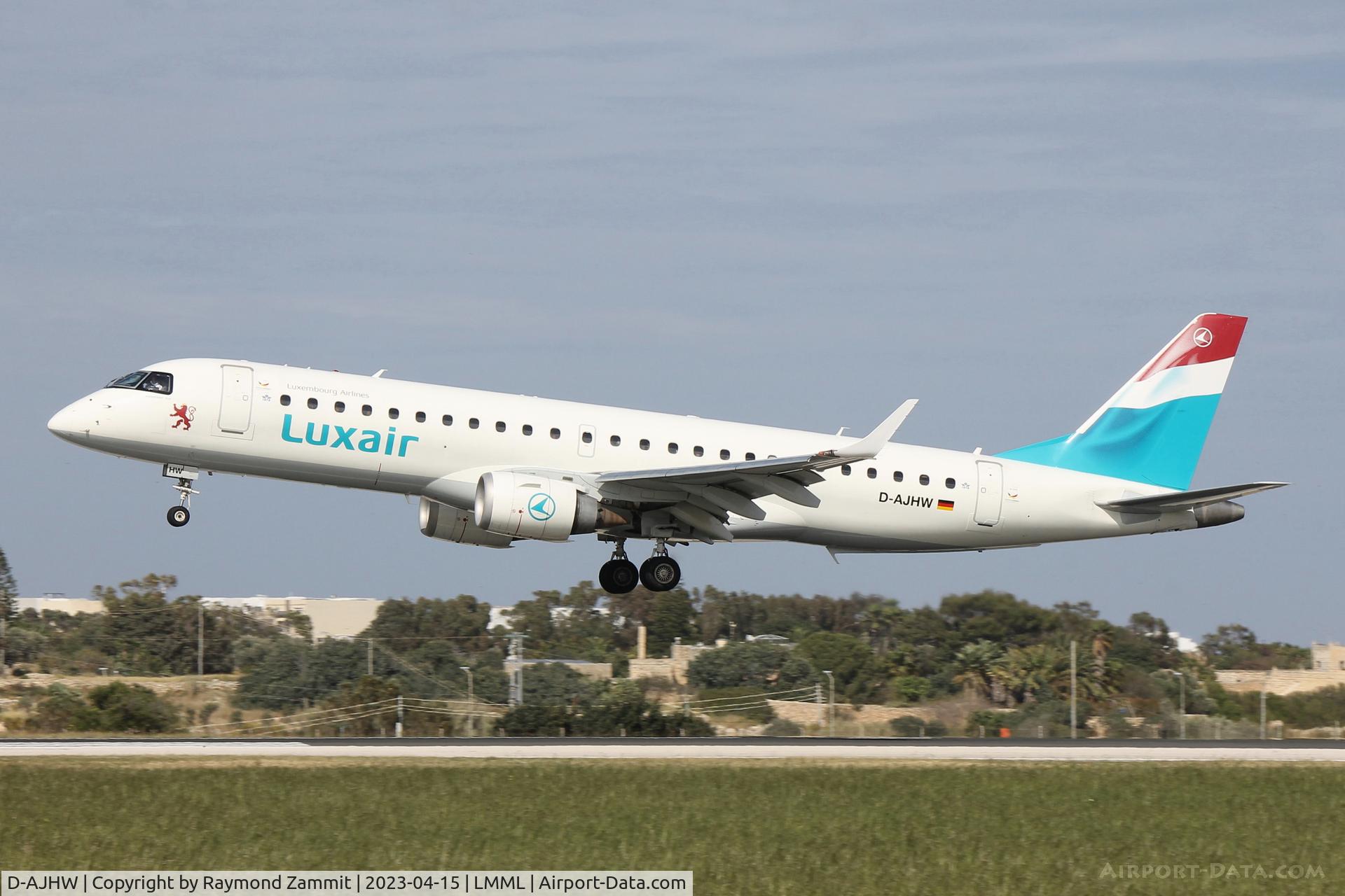 D-AJHW, 2006 Embraer 190LR (ERJ-190-100LR) C/N 19000061, Embraer 190LR D-AJHW Luxair