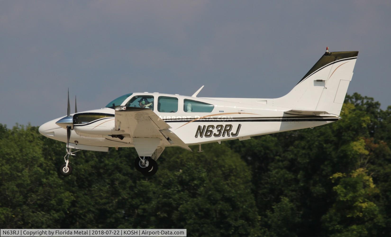 N63RJ, 1974 Beech 95-B55 Baron Baron C/N TC-1804, Baron 55 zx