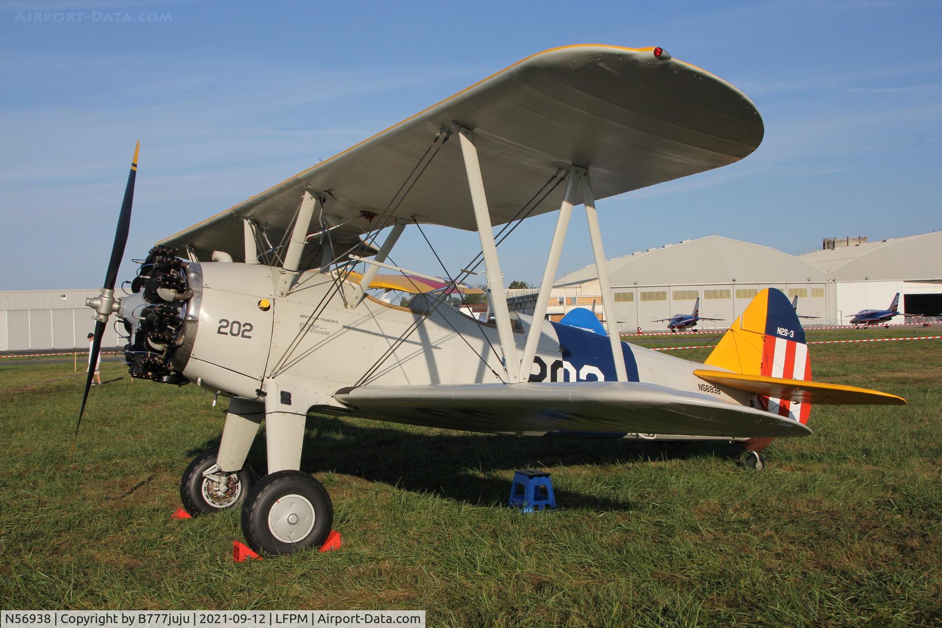 N56938, 1941 Boeing D75N1 C/N 75-3854, during Paris Air Legend 2021