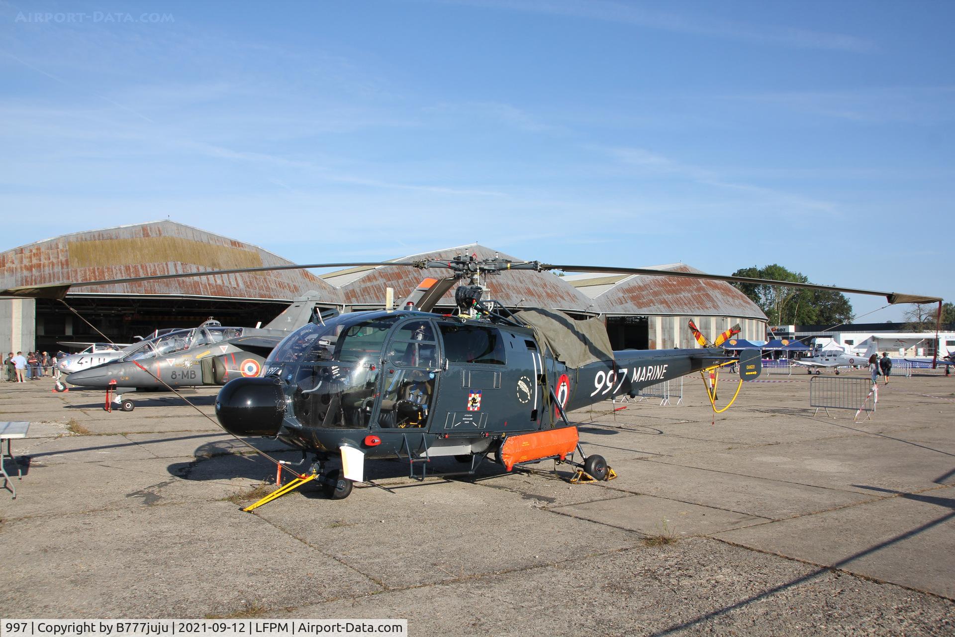 997, Aérospatiale SA-319B Alouette III C/N 1997, during Paris Air Legend 2021
