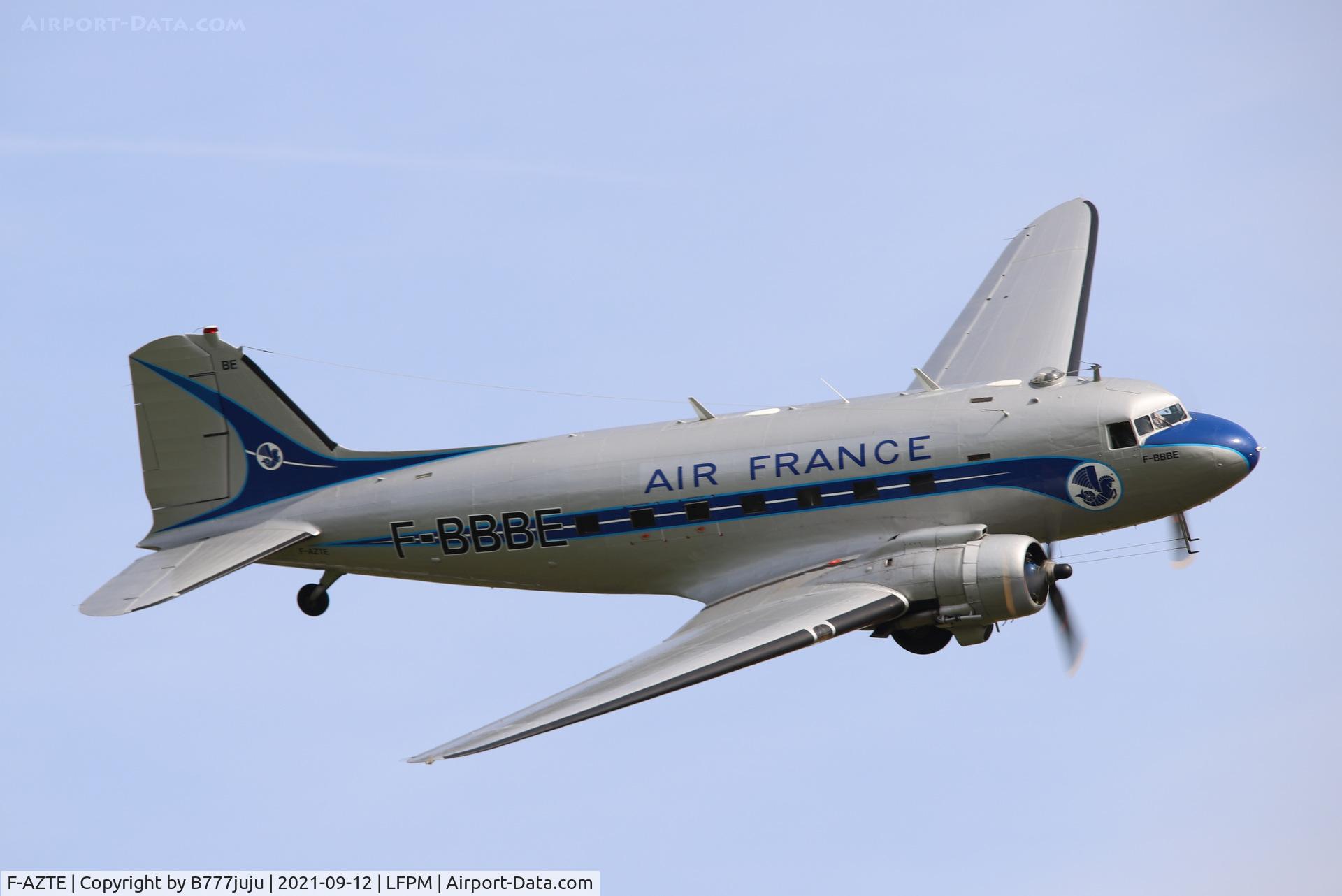 F-AZTE, 1943 Douglas C-47A-1-DL  Skytrain C/N 9172, during Paris Air Legend 2021