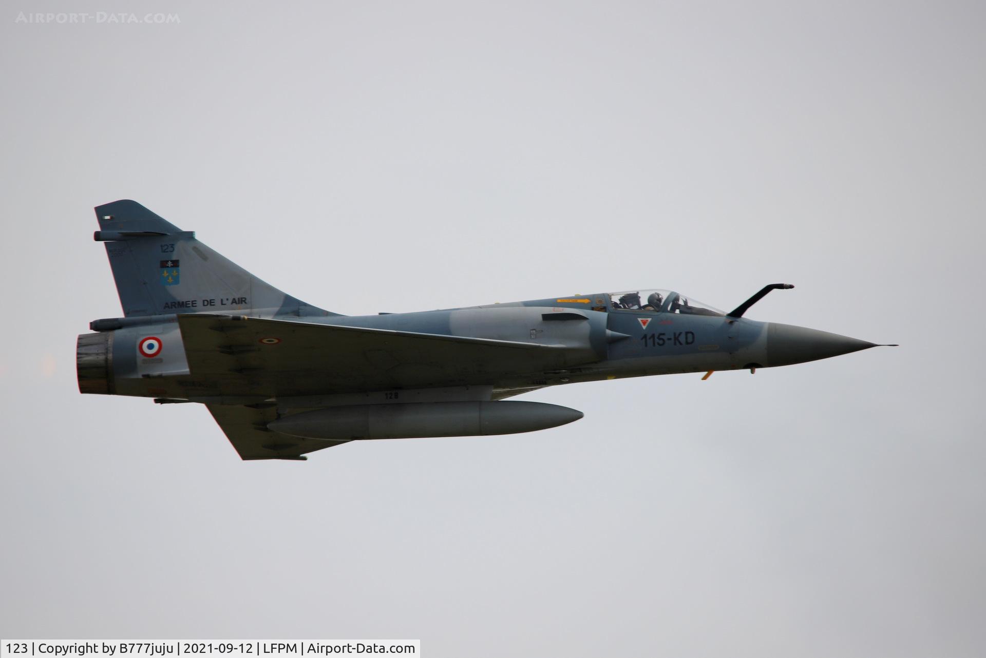 123, Dassault Mirage 2000C C/N 414, during Paris Air Legend 2021