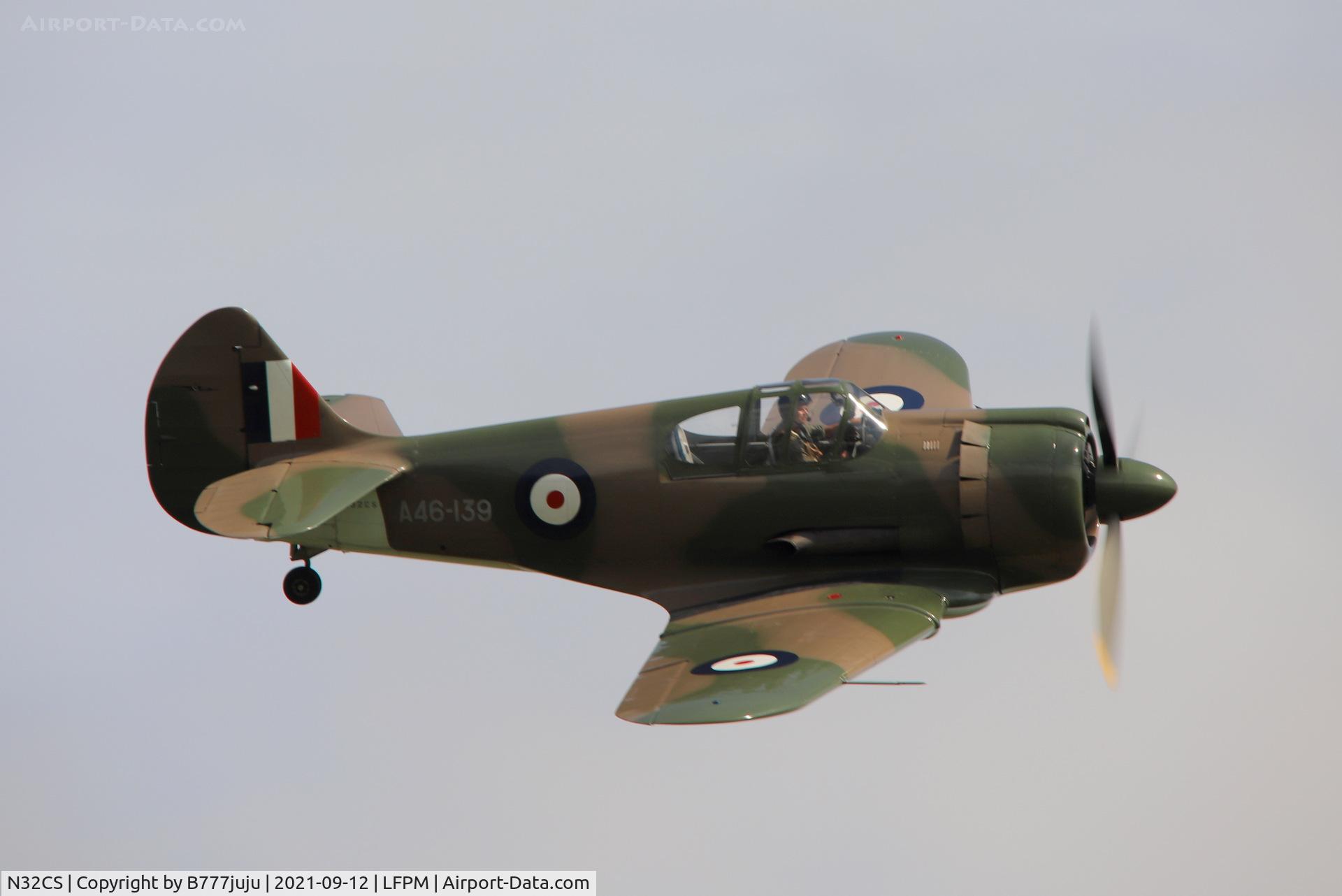 N32CS, 1997 Commonwealth CA-12 Boomerang Replica C/N A46-139, during Paris Air Legend 2021