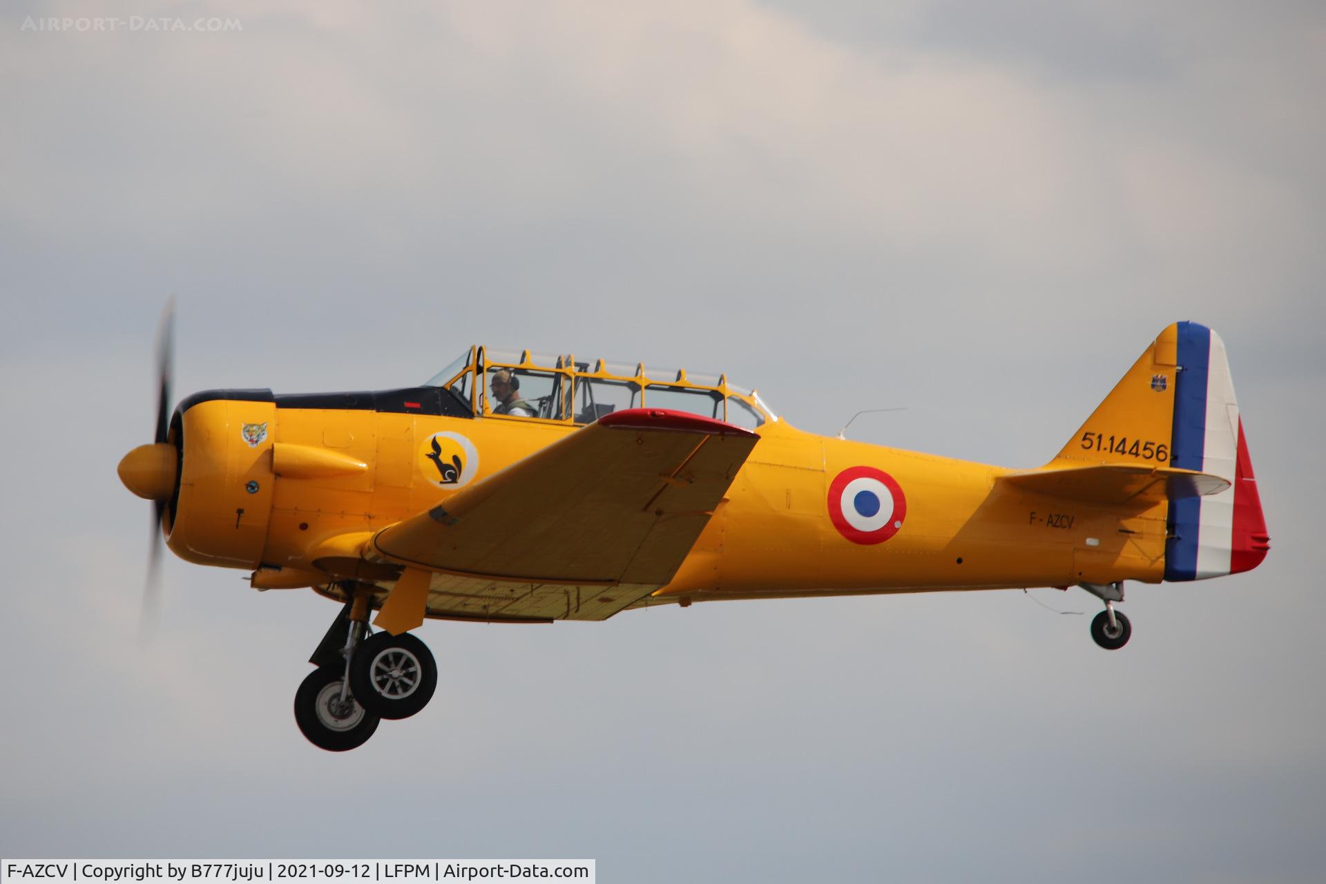 F-AZCV, 1951 North American T-6G Texan C/N 182-143, during Paris Air Legend 2021