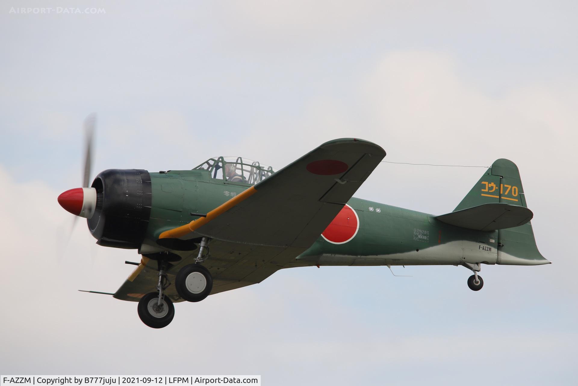 F-AZZM, 2000 North American AT-6B Texan C/N SA-32, during Paris Air Legend 2021