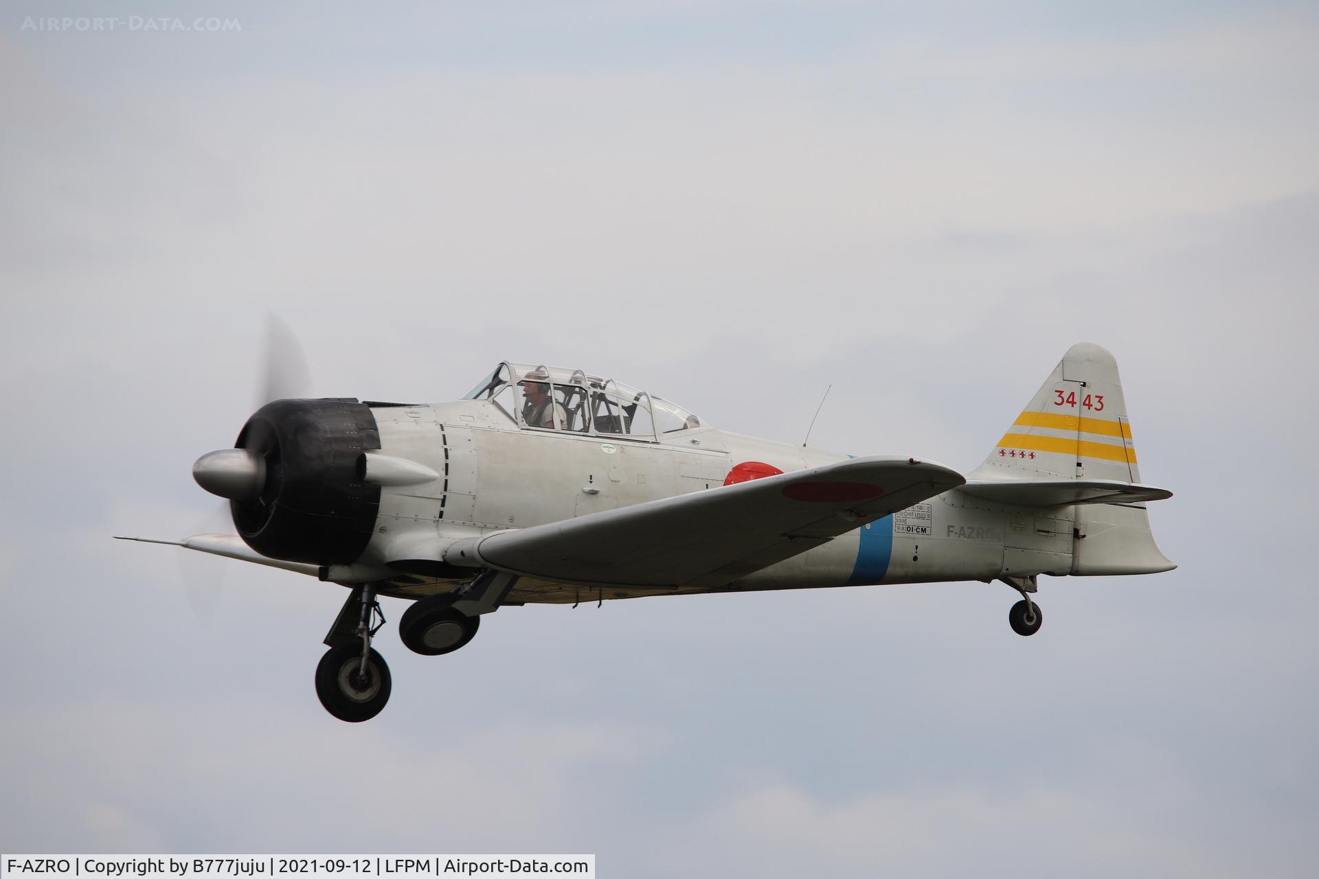 F-AZRO, North American AT-6B Texan C/N 01-CM, during Paris Air Legend 2021