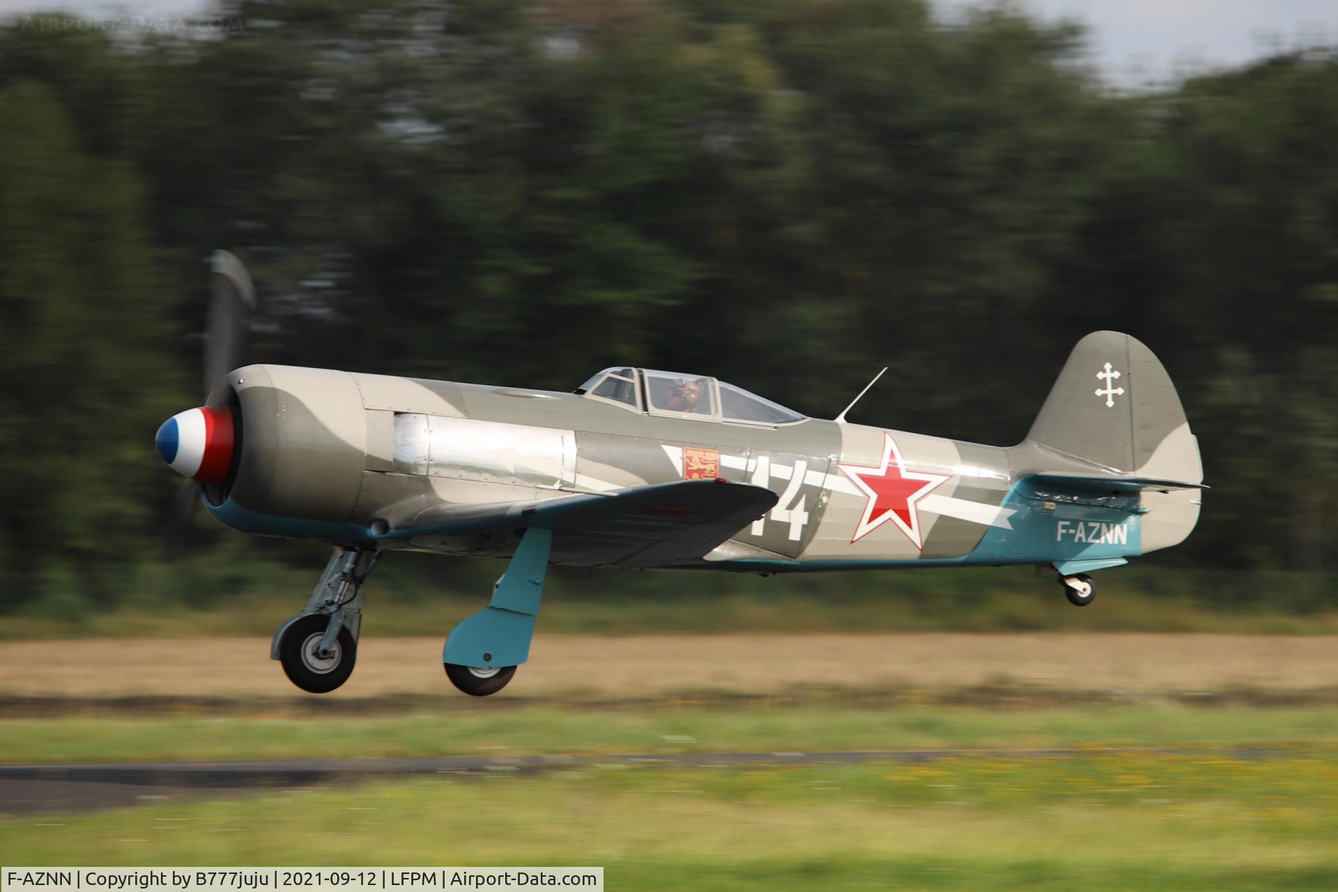 F-AZNN, Yakovlev Yak-11 C/N 25 III/05, during Paris Air Legend 2021