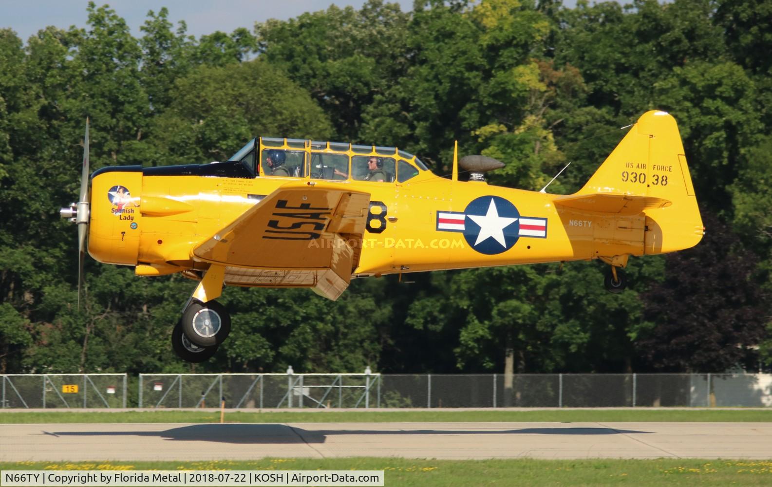 N66TY, North American T-6G Texan C/N 168-142, T-6 zx