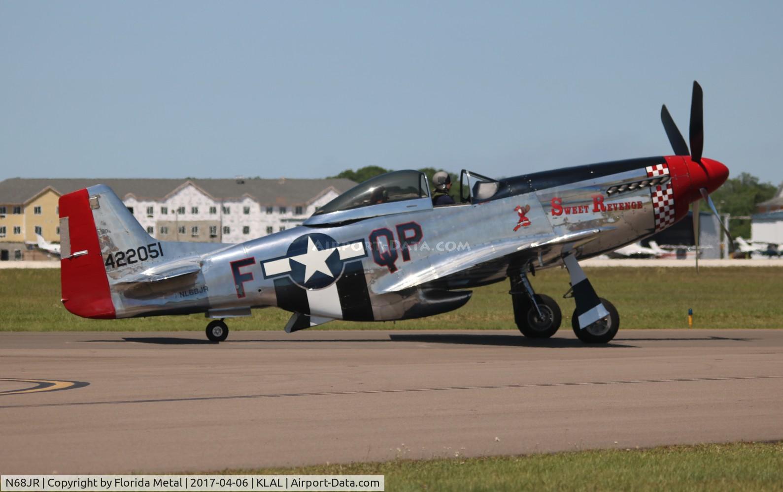 N68JR, 1944 North American P-51D Mustang C/N 44-72051, P-51D Sweet Revenge zx