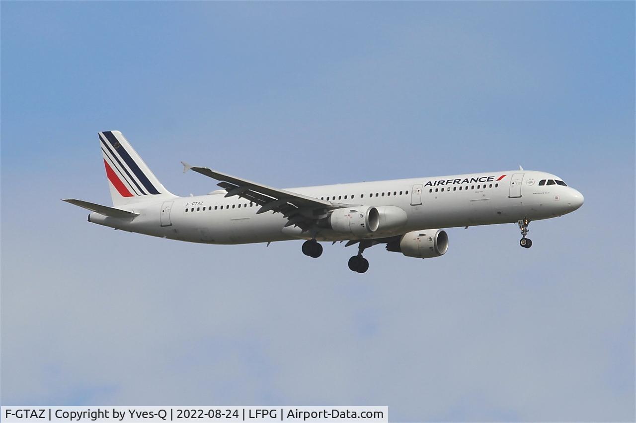 F-GTAZ, 2011 Airbus A321-212 C/N 4901, Airbus A321-212, On final rwy 09L, Roissy Charles De Gaulle airport (LFPG-CDG)