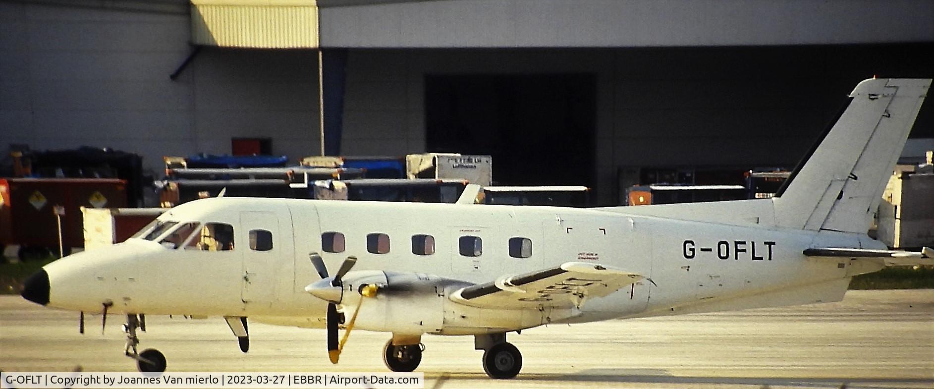 G-OFLT, 1979 Embraer EMB-110P1 Bandeirante C/N 110211, Slide scan