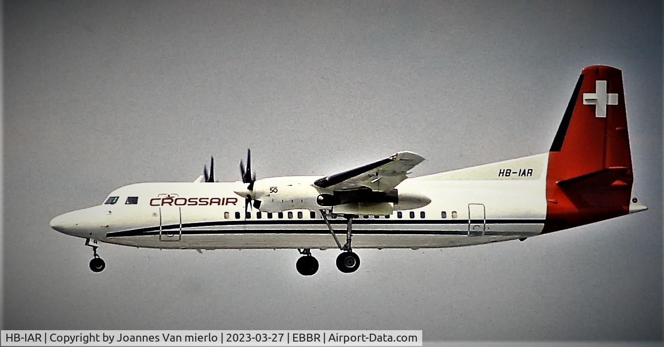 HB-IAR, 1991 Fokker 50 C/N 20210, Slide scan