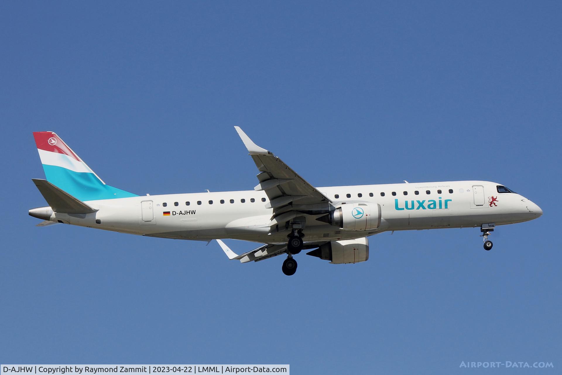 D-AJHW, 2006 Embraer 190LR (ERJ-190-100LR) C/N 19000061, Embraer 190LR D-AJHW Luxair