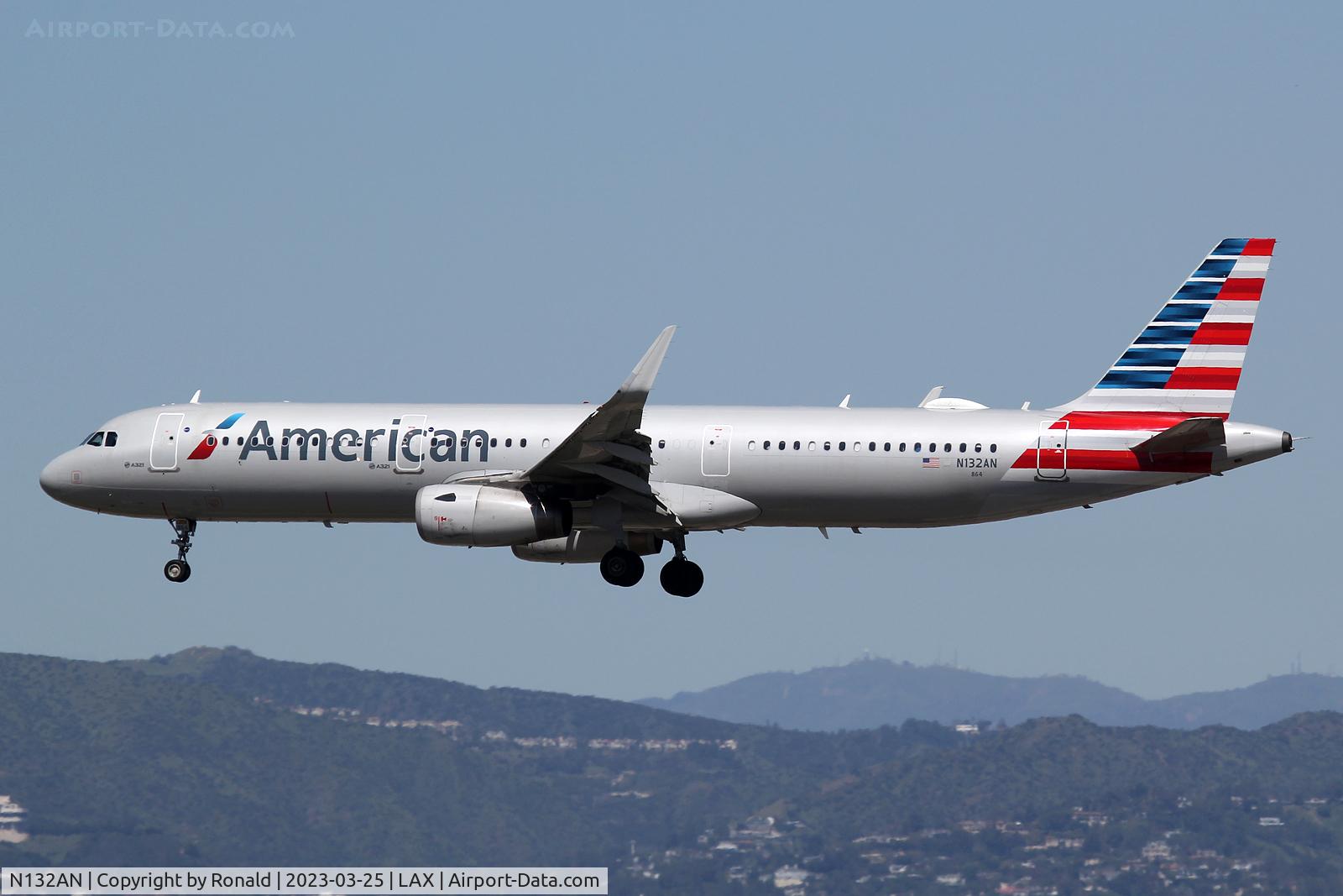 N132AN, 2015 Airbus A321-231 C/N 6473, at lax