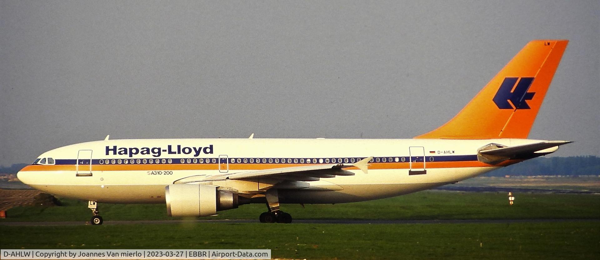 D-AHLW, 1986 Airbus A310-204 C/N 427, Slide scan
