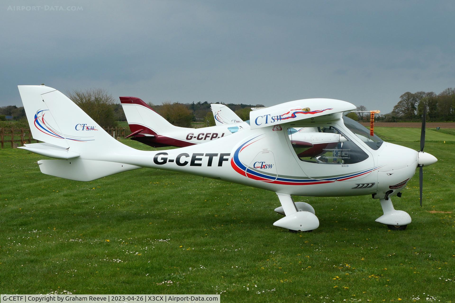 G-CETF, 2007 Flight Design CTSW C/N 8318, Parked at Northrepps.