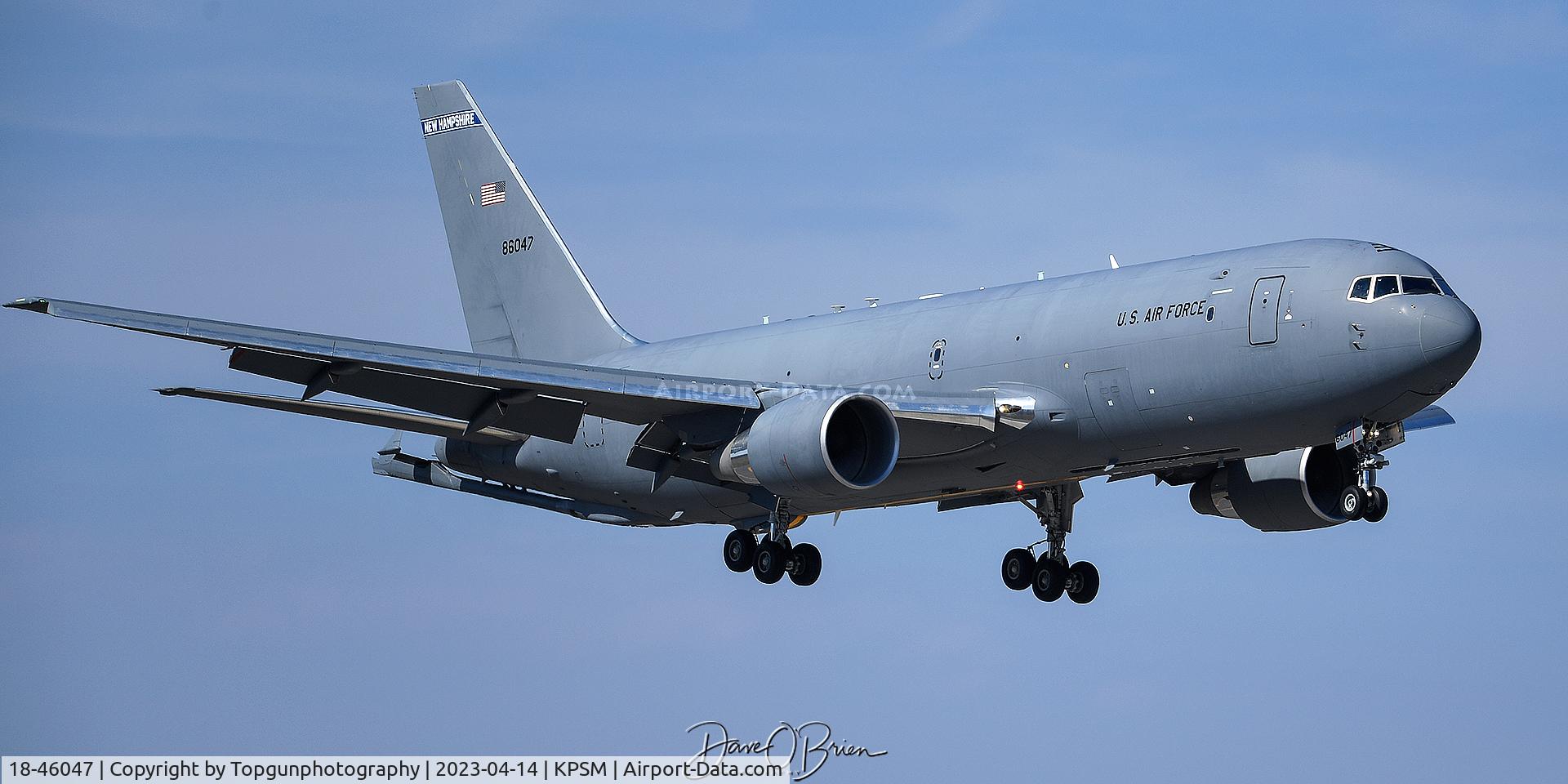 18-46047, 2019 Boeing KC-46A Pegasus C/N 41867/VH047, PACK53 returns to land on RW16