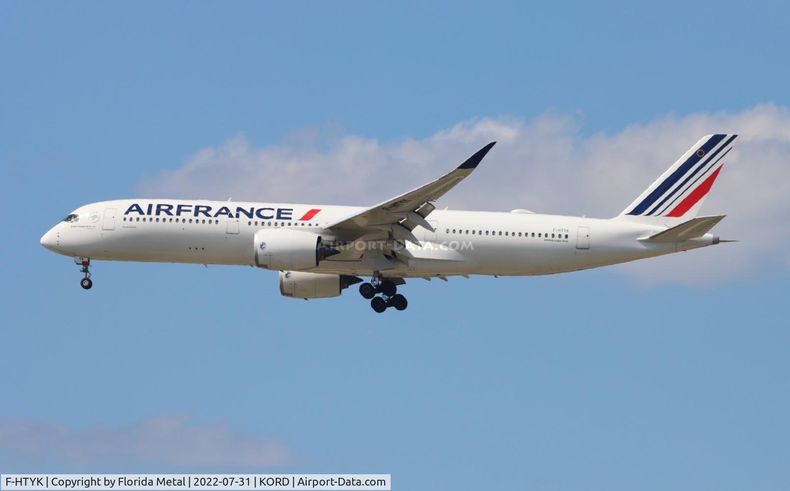 F-HTYK, 2021 Airbus A350-941 C/N 502, Air France A359 zx