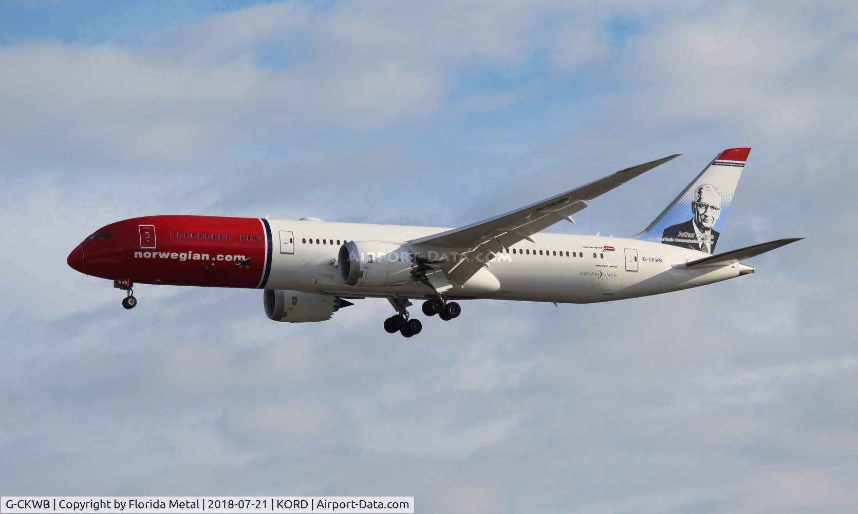 G-CKWB, 2018 Boeing 787-9 Dreamliner C/N 38788, Norwegian UK 789 zx
