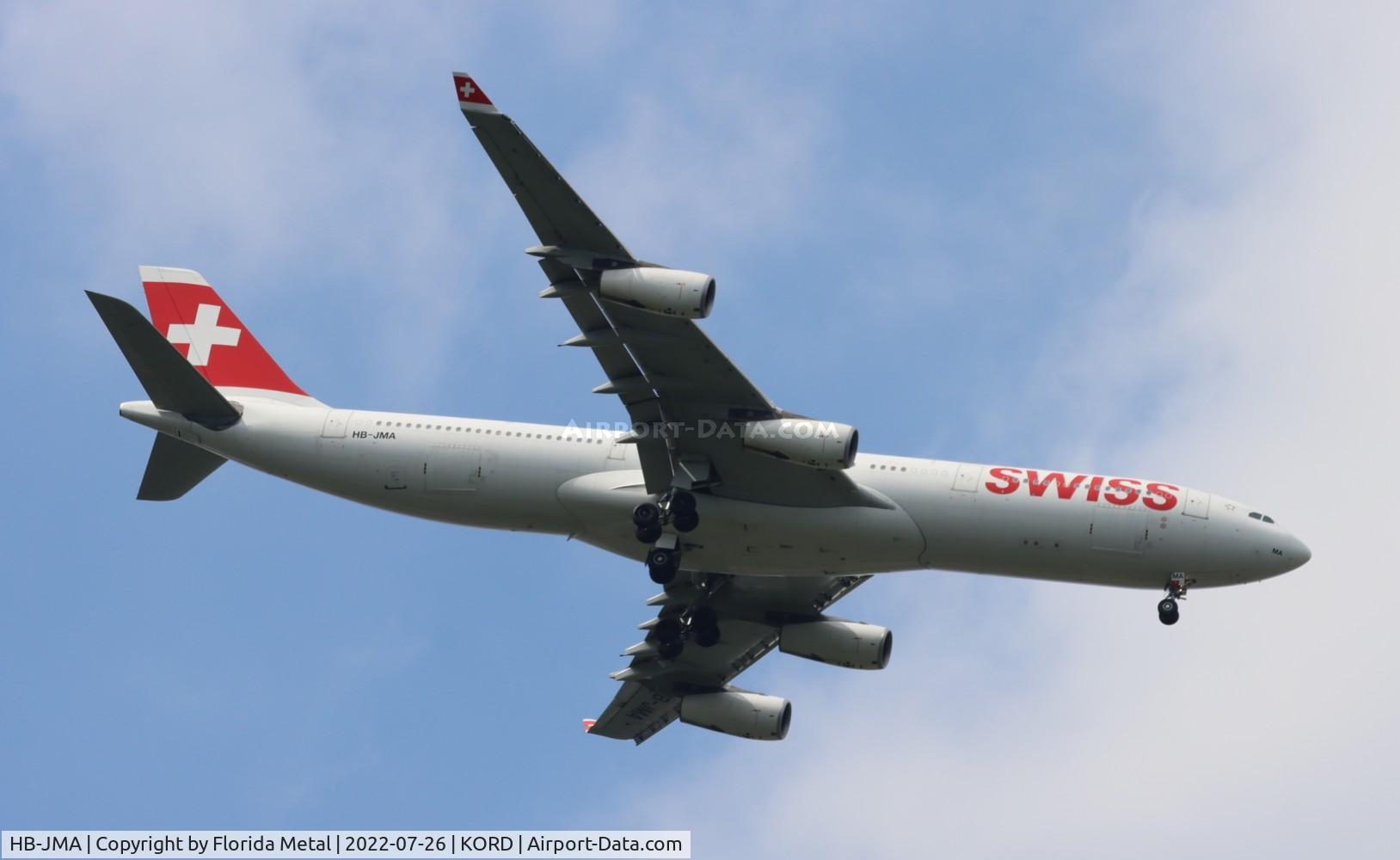 HB-JMA, 2003 Airbus A340-313 C/N 538, Swiss A343 zx