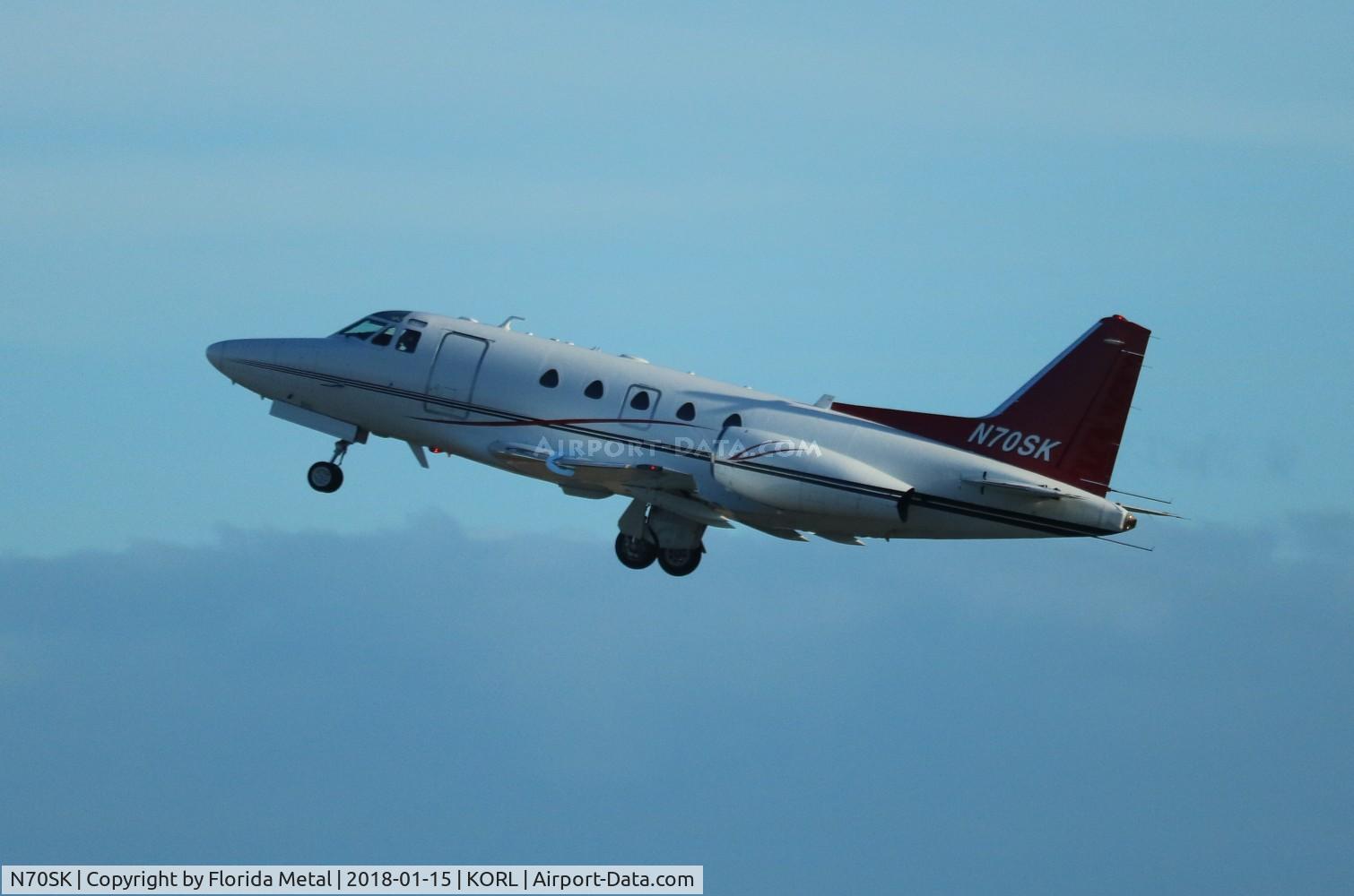 N70SK, 1980 Rockwell International NA-265-65 Sabreliner 65 C/N 465-33, Sabreliner zx