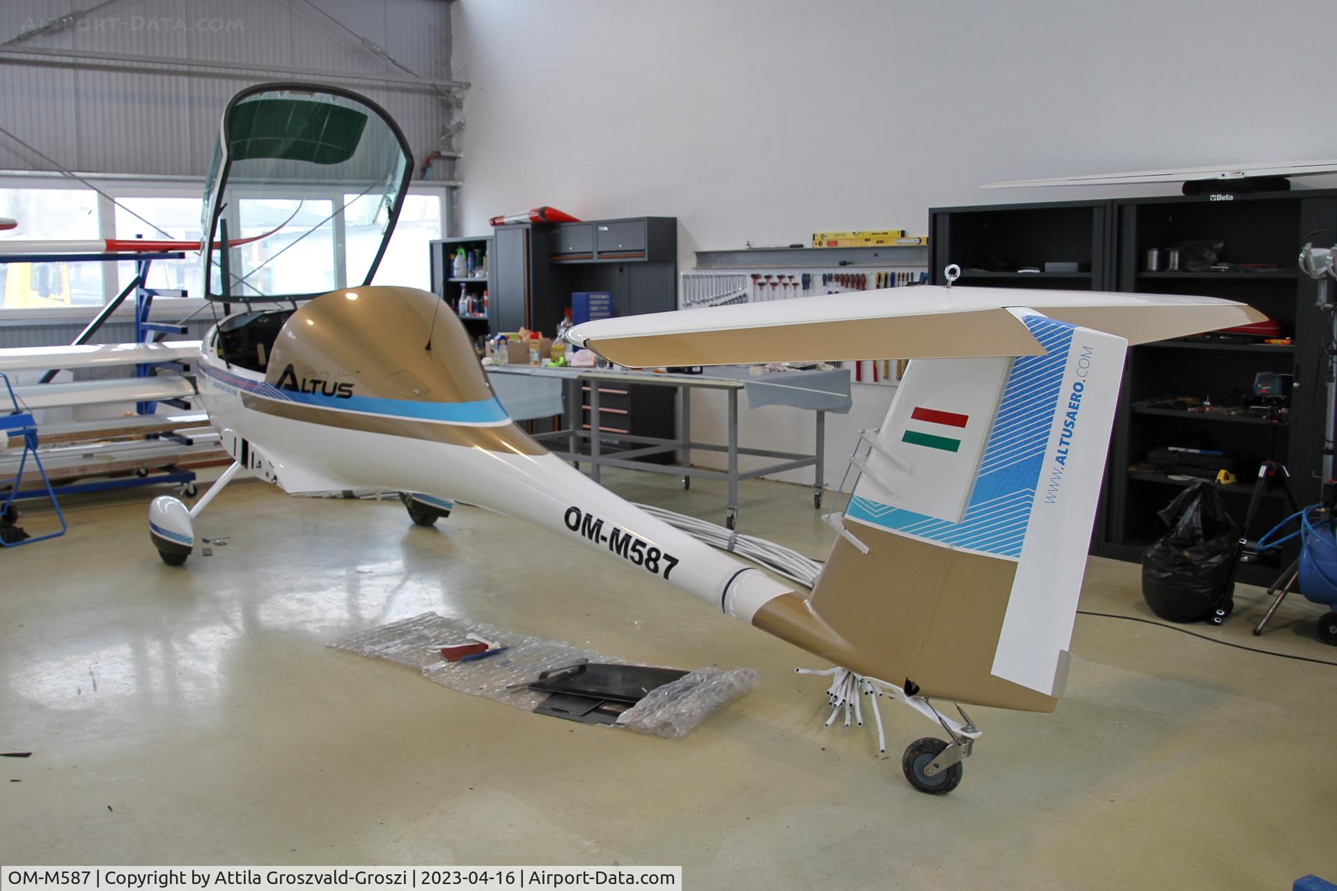 OM-M587, 2023 Altus Aero Altus C/N 002, In the Altus Aero workshop, Hungary