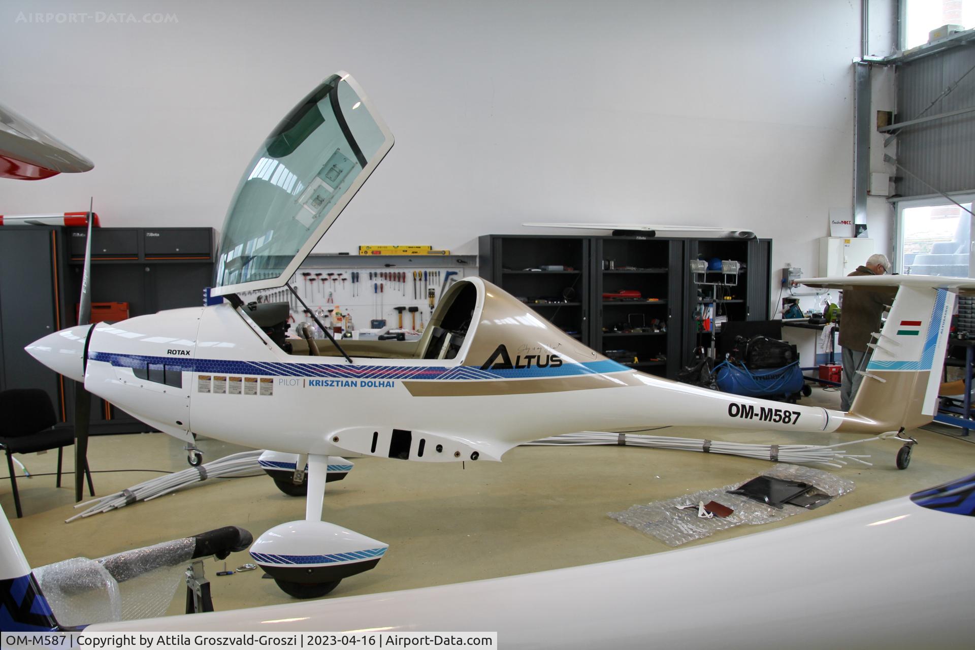 OM-M587, 2023 Altus Aero Altus C/N 002, In the Altus Aero workshop, Hungary