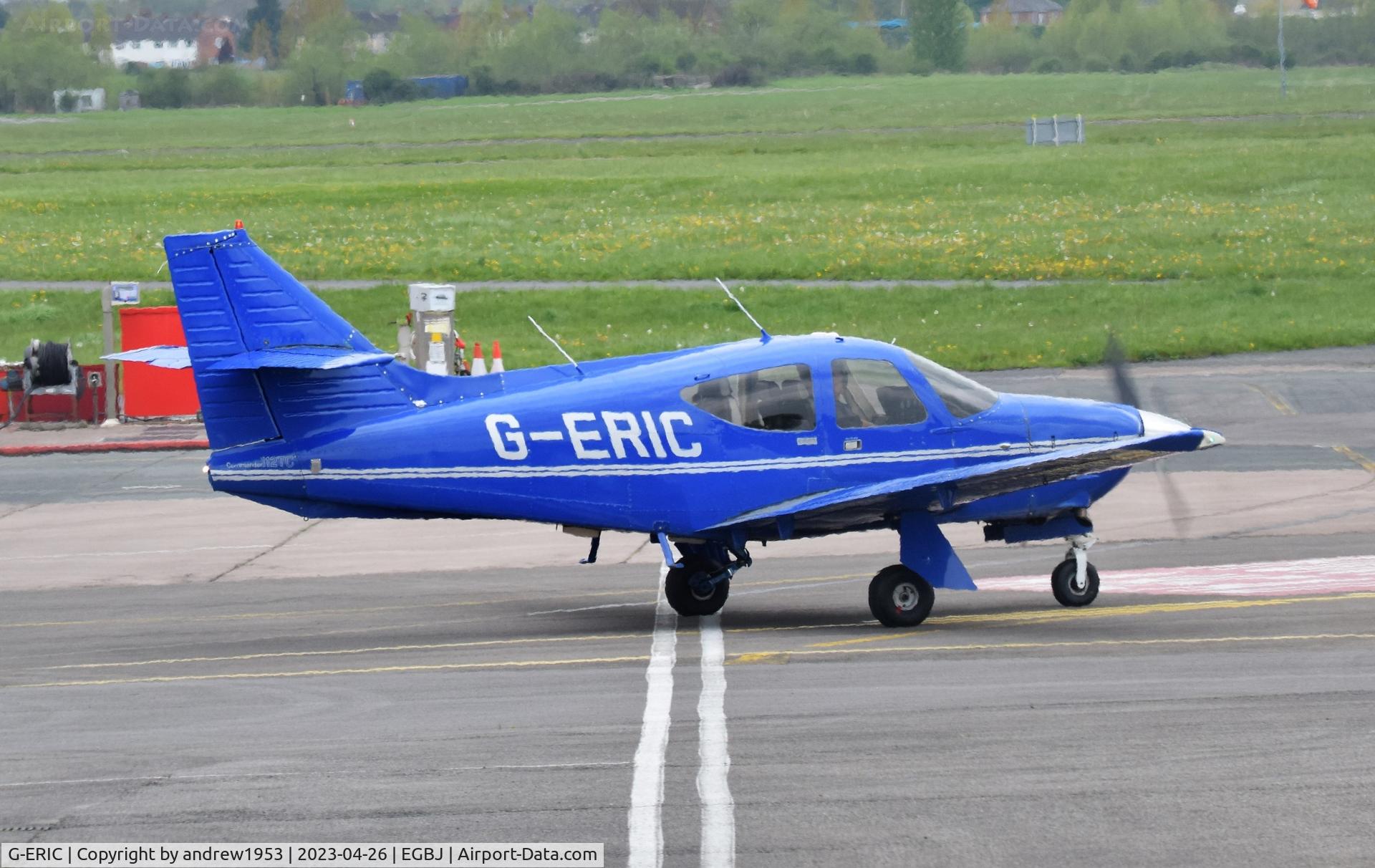 G-ERIC, 1976 Rockwell International 112TC Commander Commander C/N 13010, G-ERIC at Gloucestershire Airport.