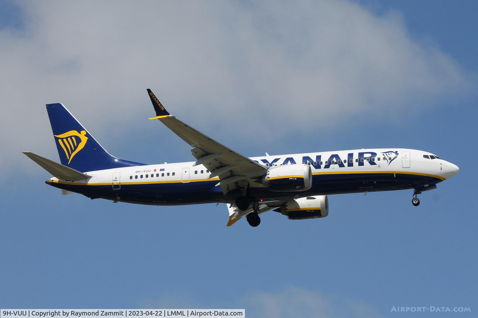 9H-VUU, 2021 Boeing 737-8-200 MAX C/N 65883, B737-8 MAX 9H-VUU Malta Air
